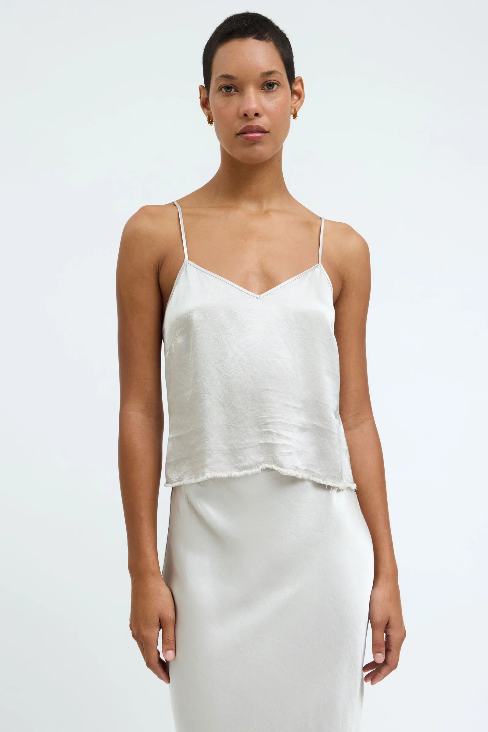 Raquel Allegra Mona Cropped Cami