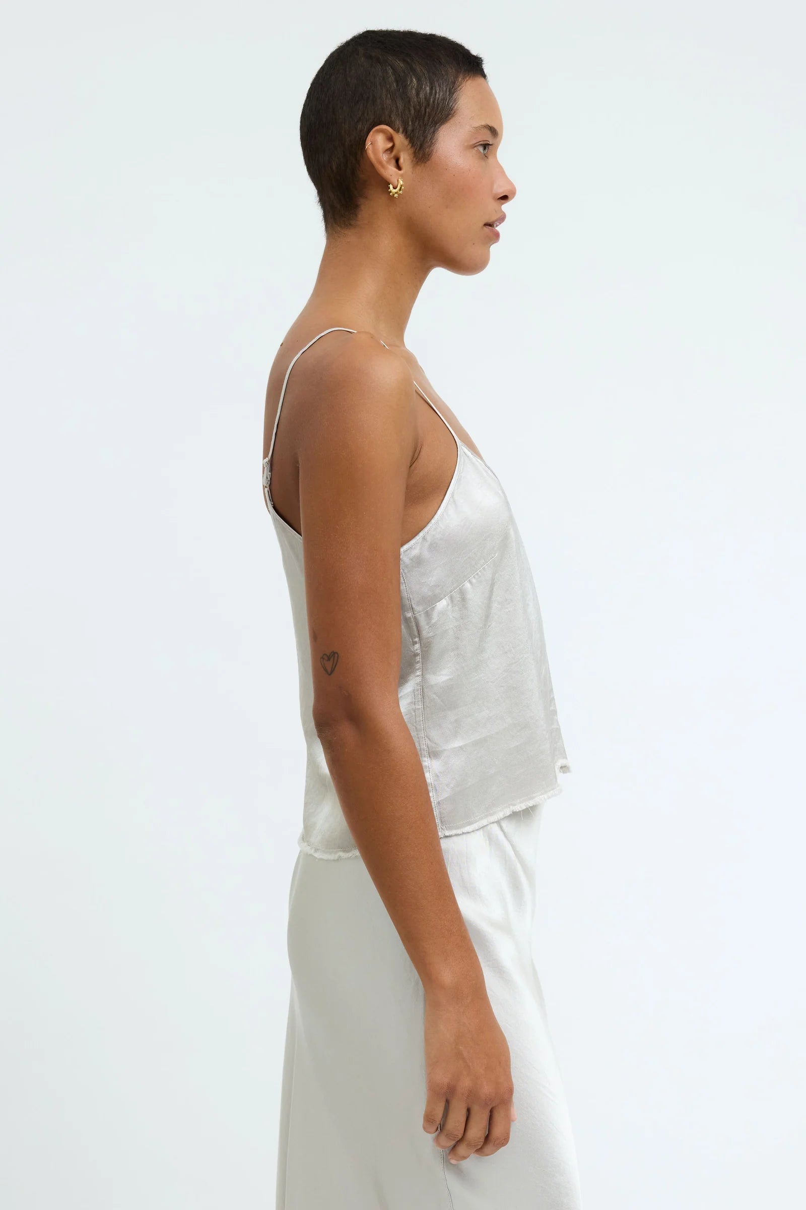 Raquel Allegra Mona Cropped Cami