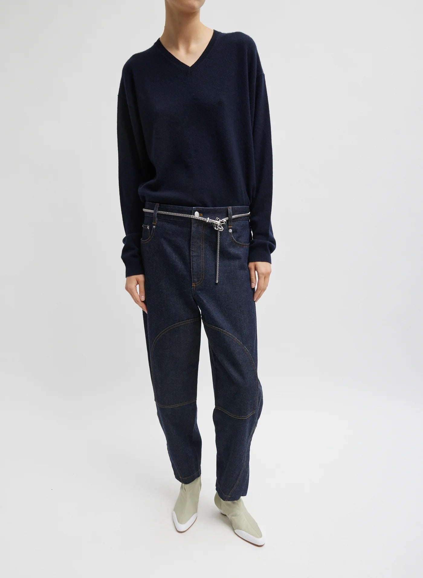 Tibi Indigo Denim Earl Jean