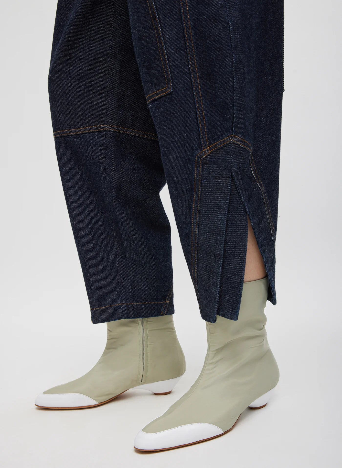 Tibi Indigo Denim Earl Jean