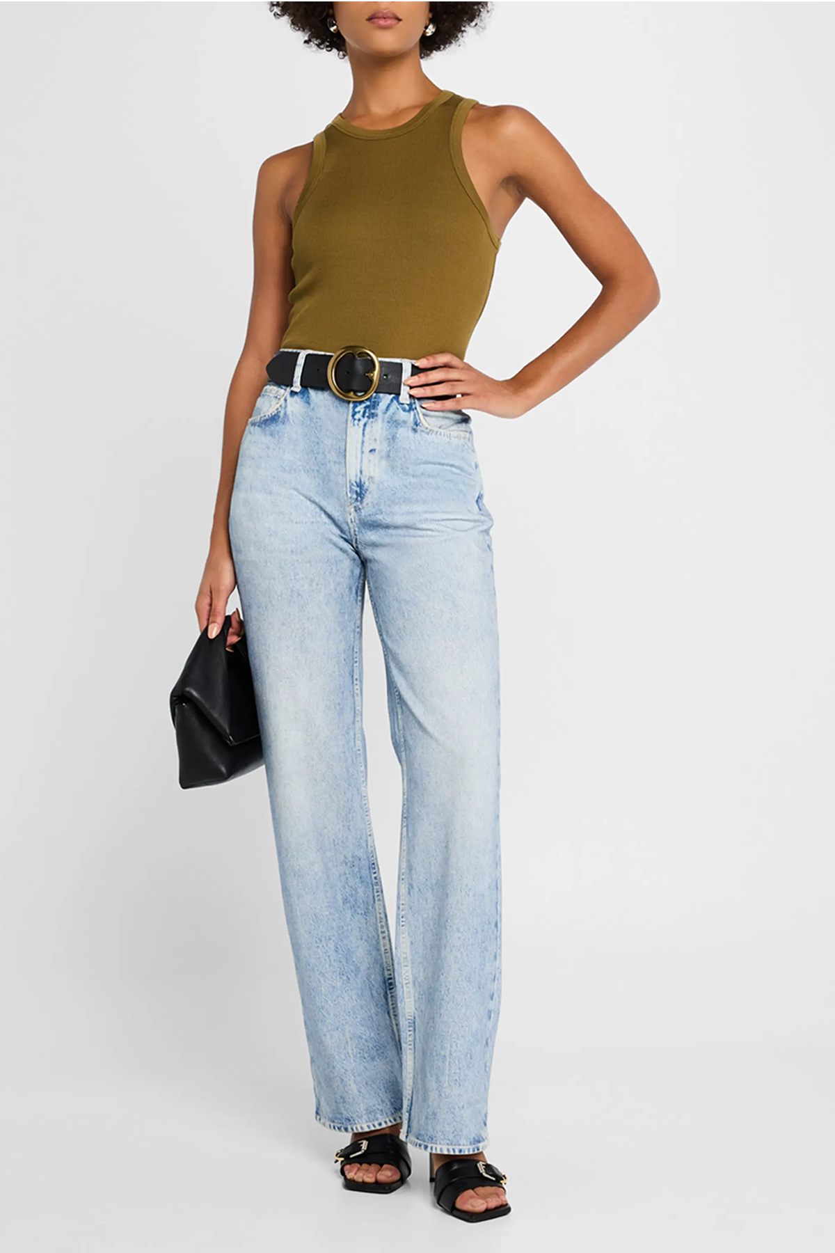 Rag purchases & Bone blue velvet crop