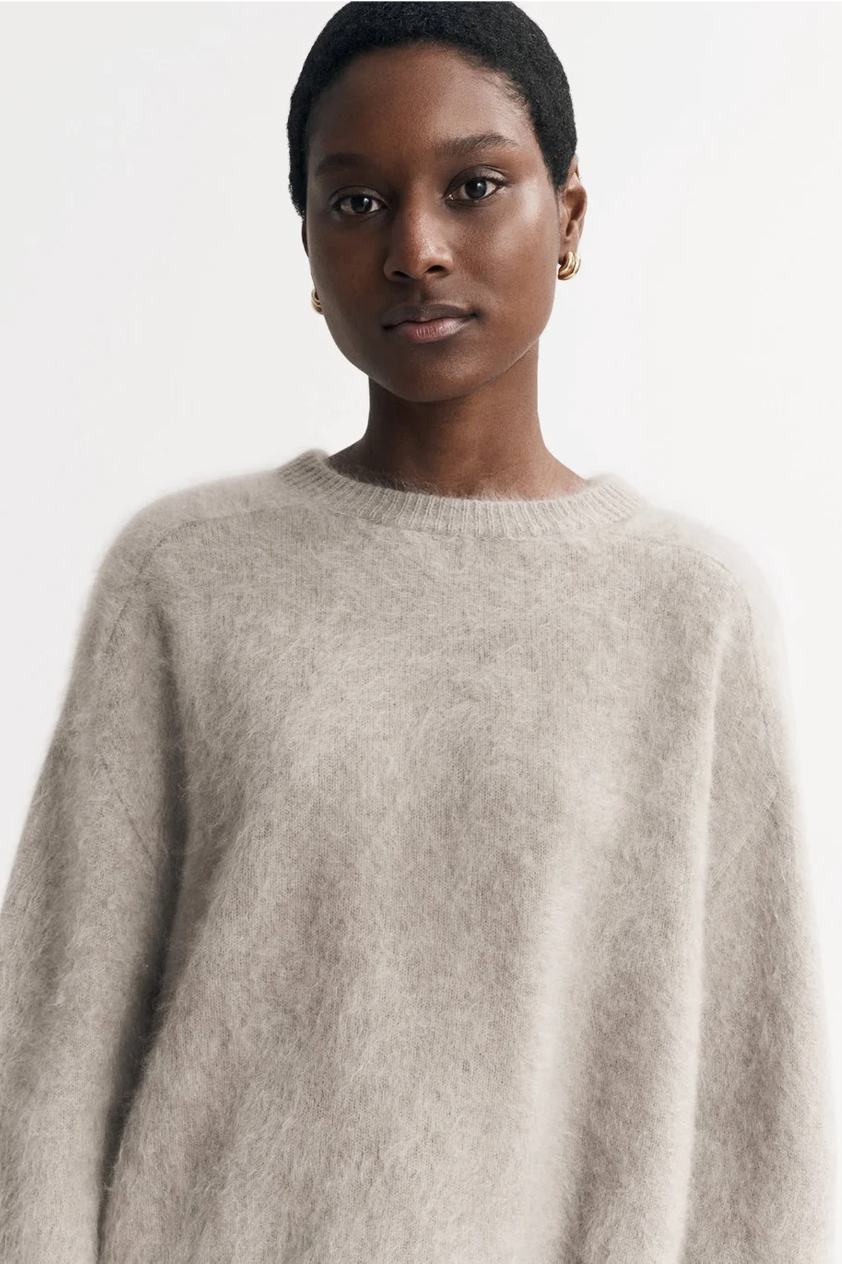 Soft Goat Brushed Crewneck