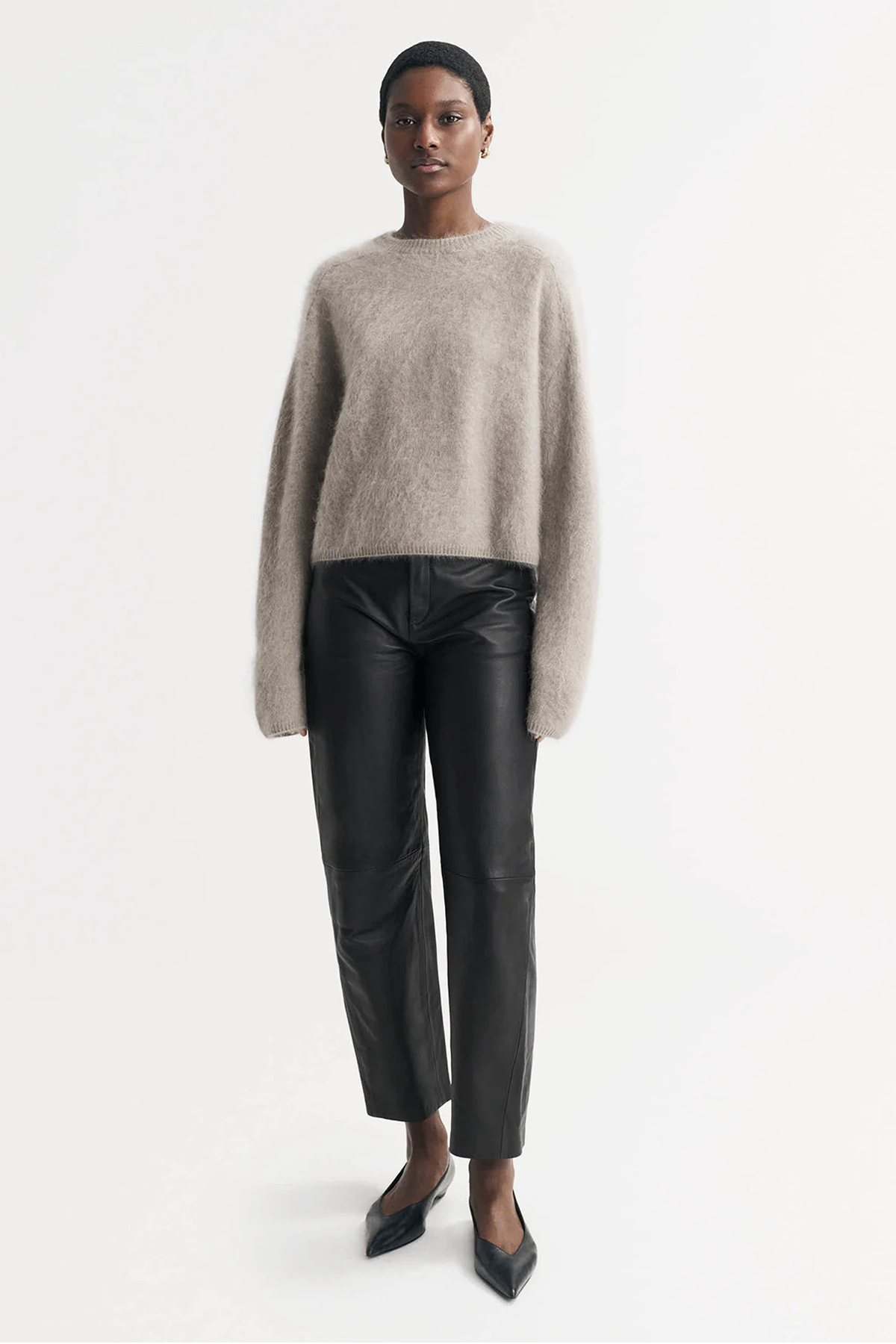 Soft Goat Brushed Crewneck