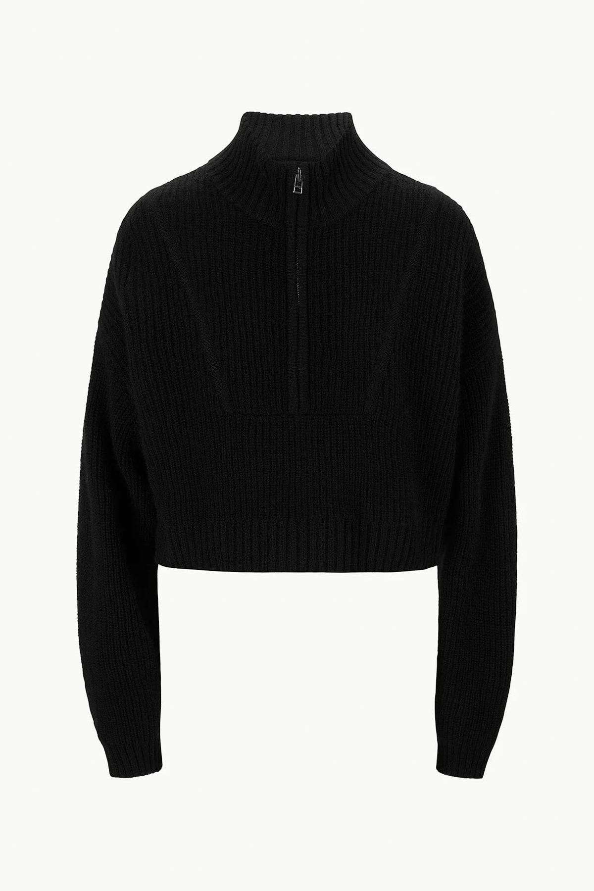Staud Cashmere Cropped Hampton Sweater