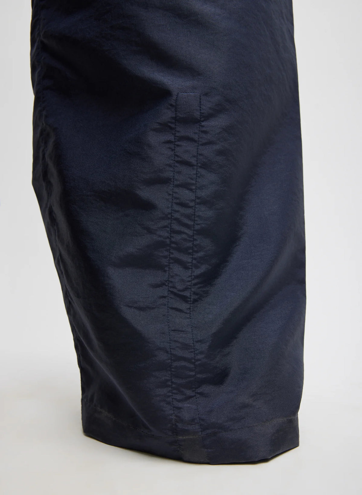 Tibi Crispy Nylon Winslow Pant - Navy