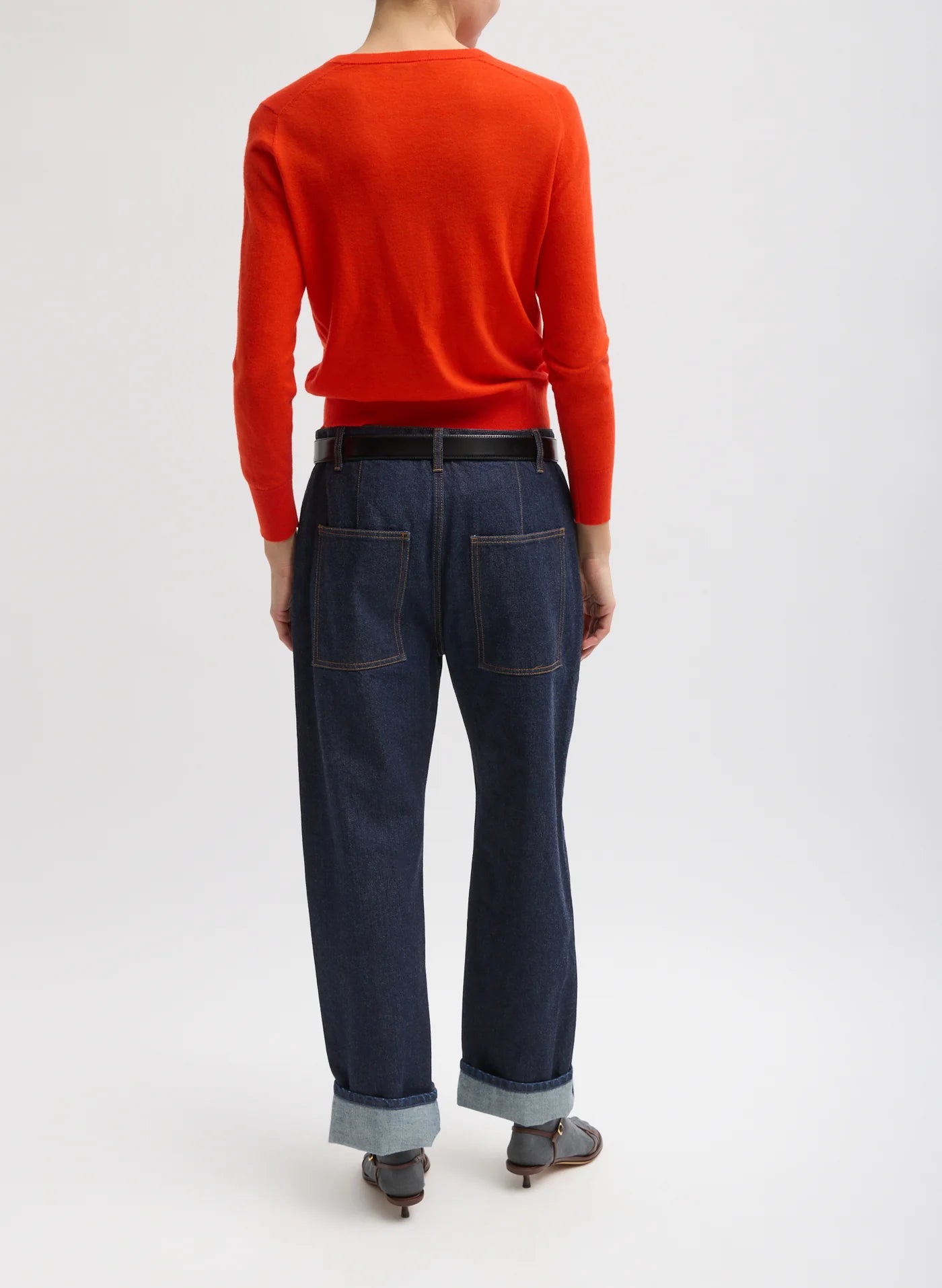 Tibi Selvage Denim 5 bolsillos Alec Jean
