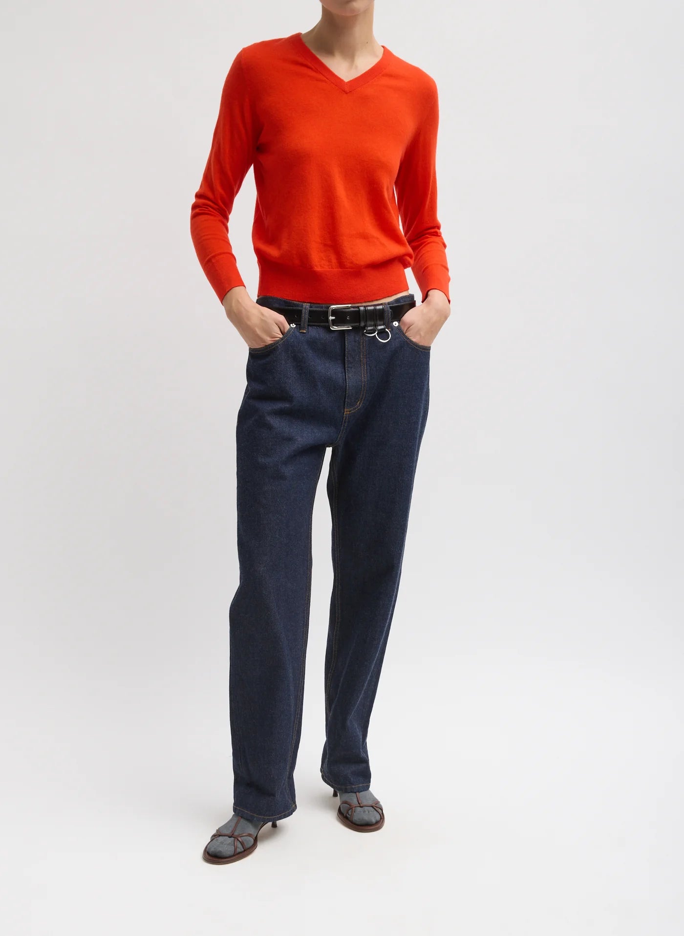 Tibi Selvage Denim 5 Pocket Alec Jean