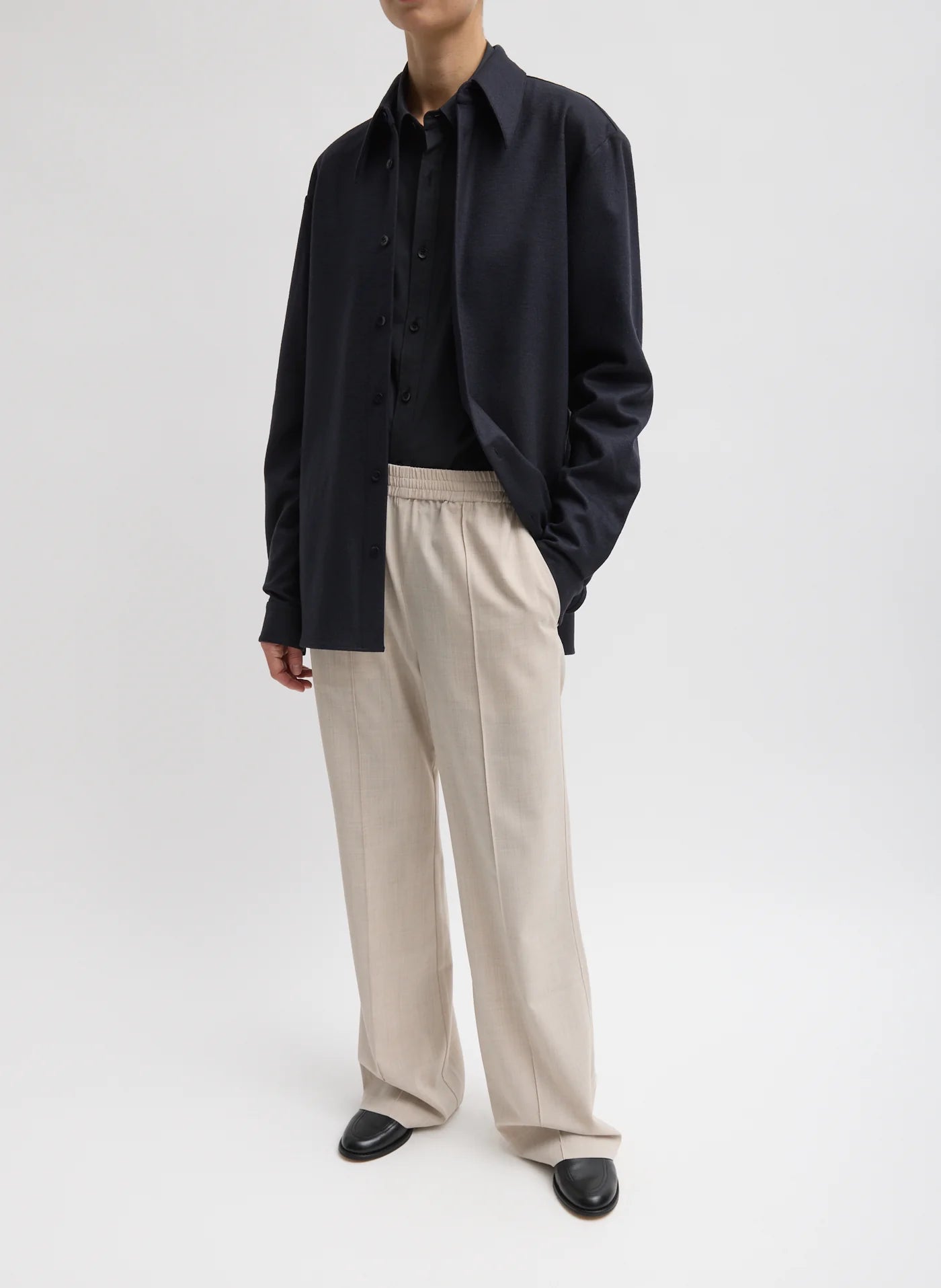 Tibi Tropical Wool Scottie Jogger