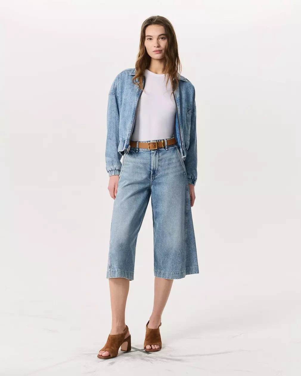 Culotte de talle alto entallado Jamie de Rag & Bone