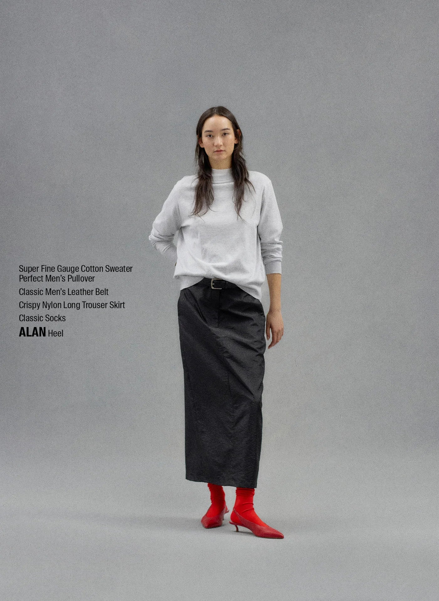 Suéter perfecto para hombre Tibi Super Fine Gauge