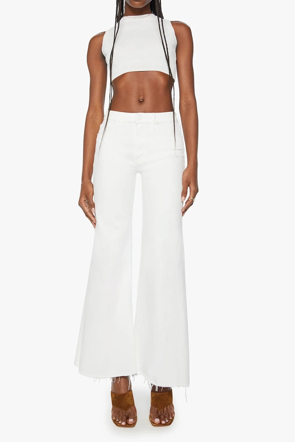 Vaqueros desgastados Mother The Roller