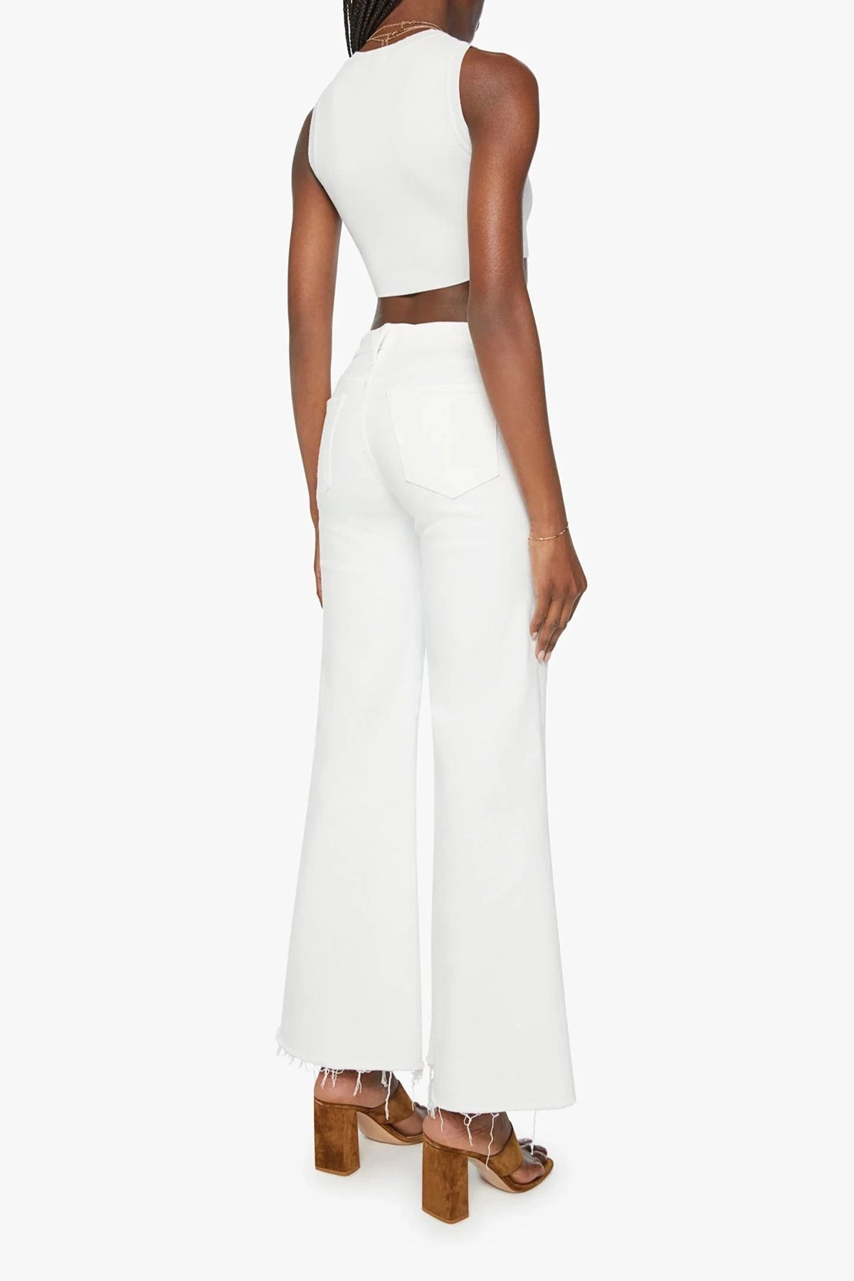 Vaqueros desgastados Mother The Roller