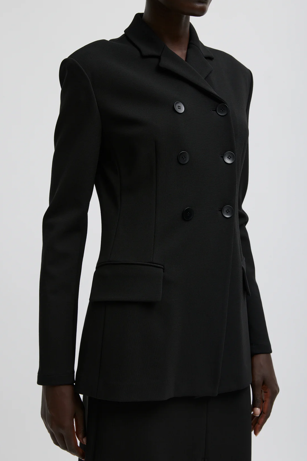 Blazer ajustado de punto crepé de Tibi Wren