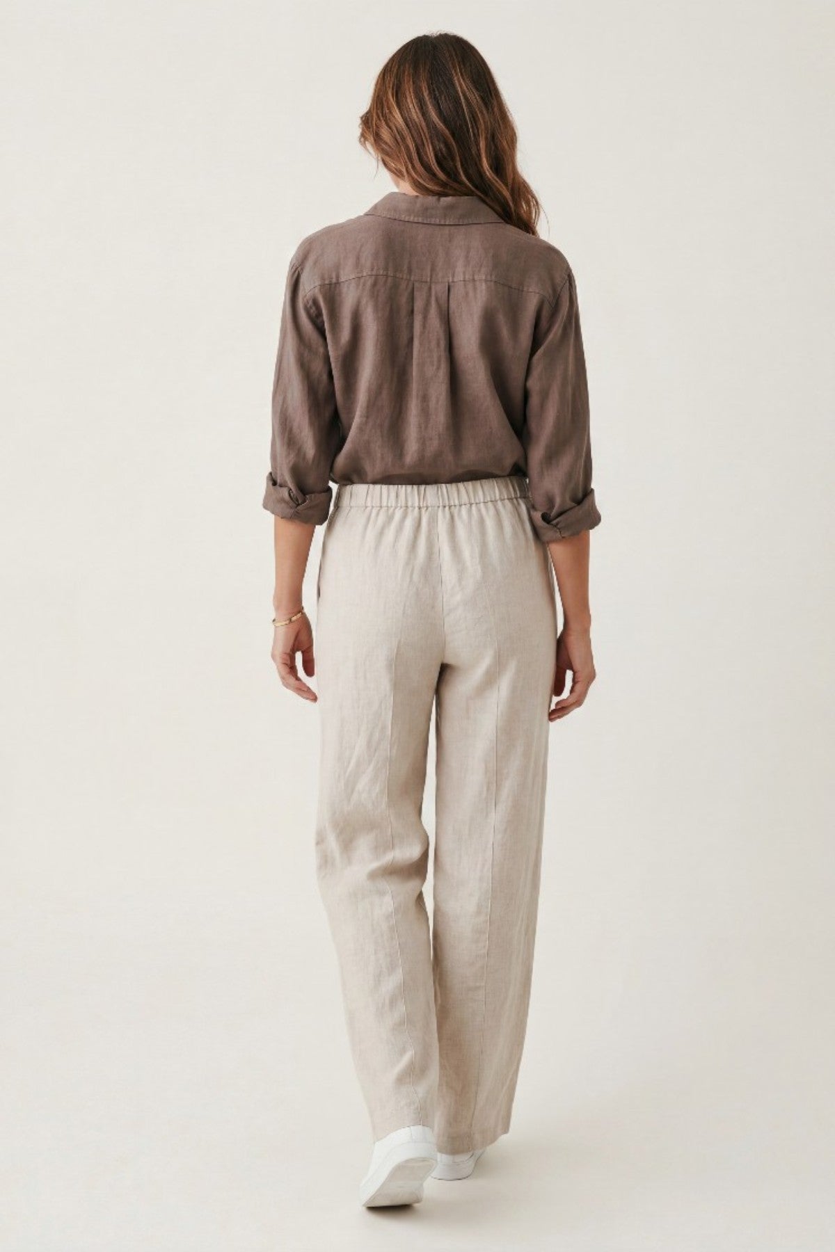 Velvet Bright Woven Linen Top