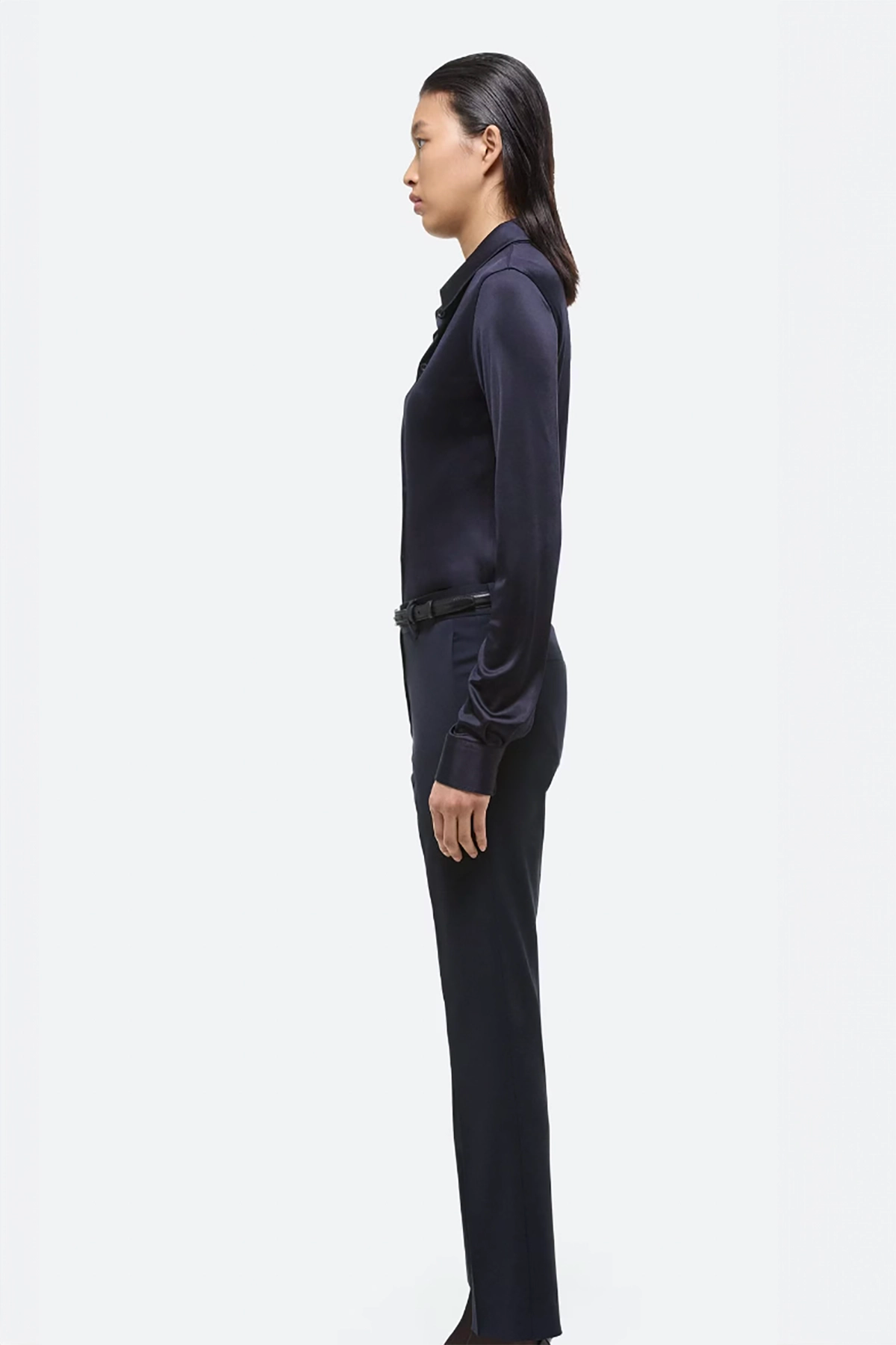 Helmut Lang Slim Virgin Wool Trouser