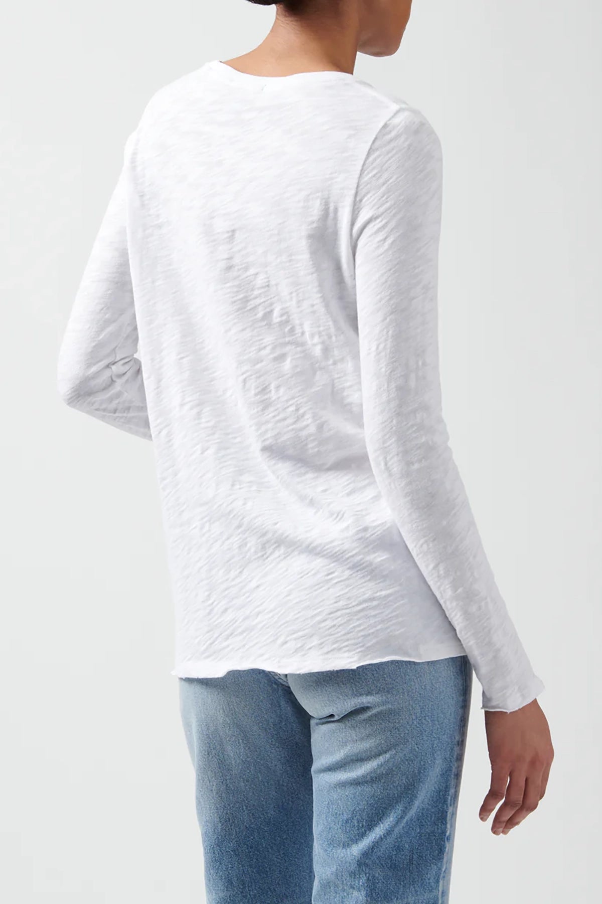 ATM Destroyed Long Sleeve Crew Top