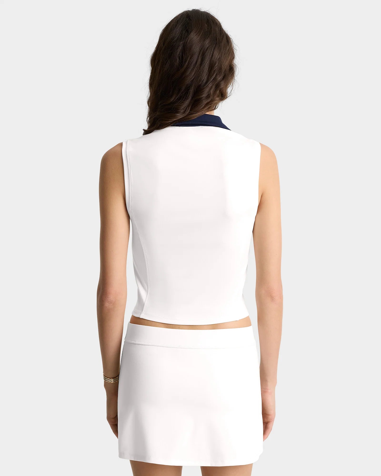 Sporty & Rich Eden Crest Sports Polo Vest