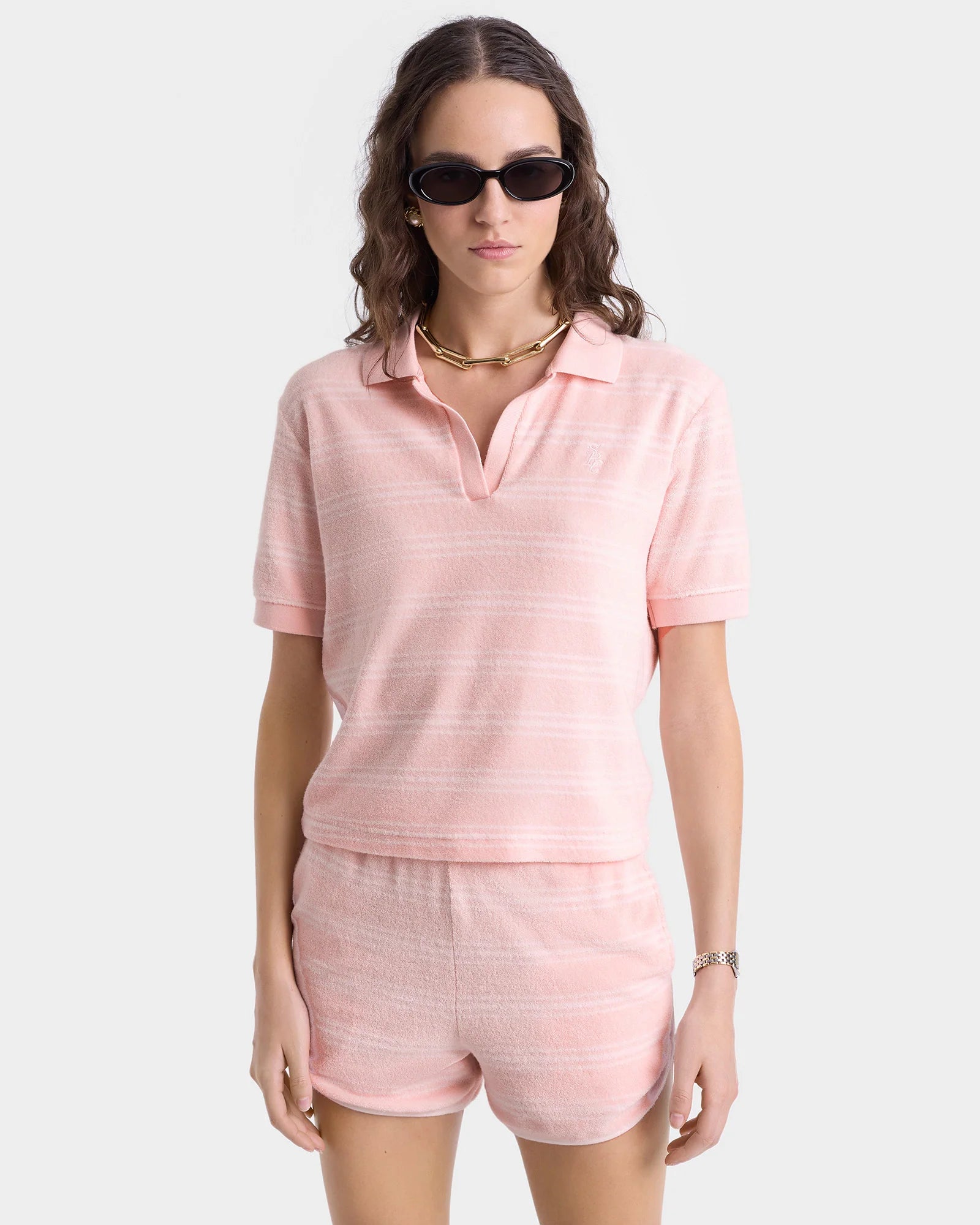 Sporty & Rich SRC Terry Polo