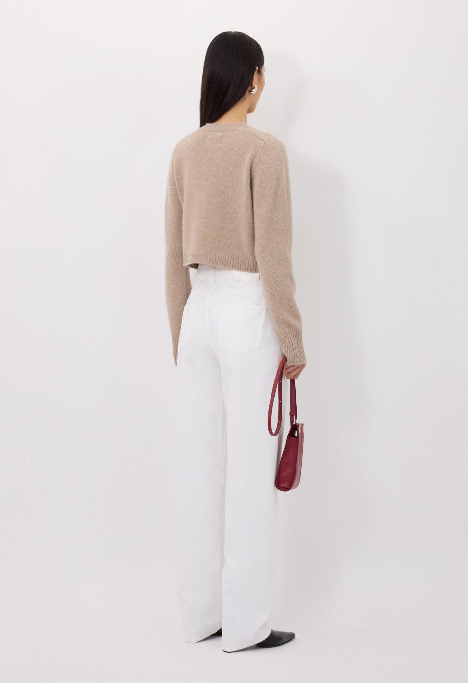 Loulou de Saison Zephir Cashmere Cropped Cardigan
