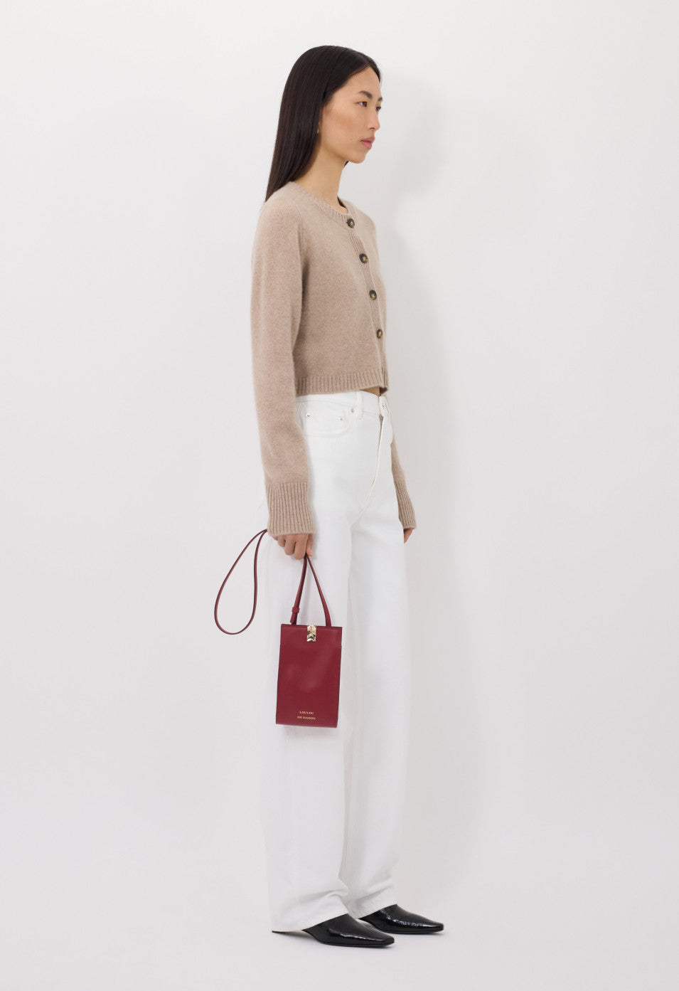 Loulou de Saison Zephir Cashmere Cropped Cardigan