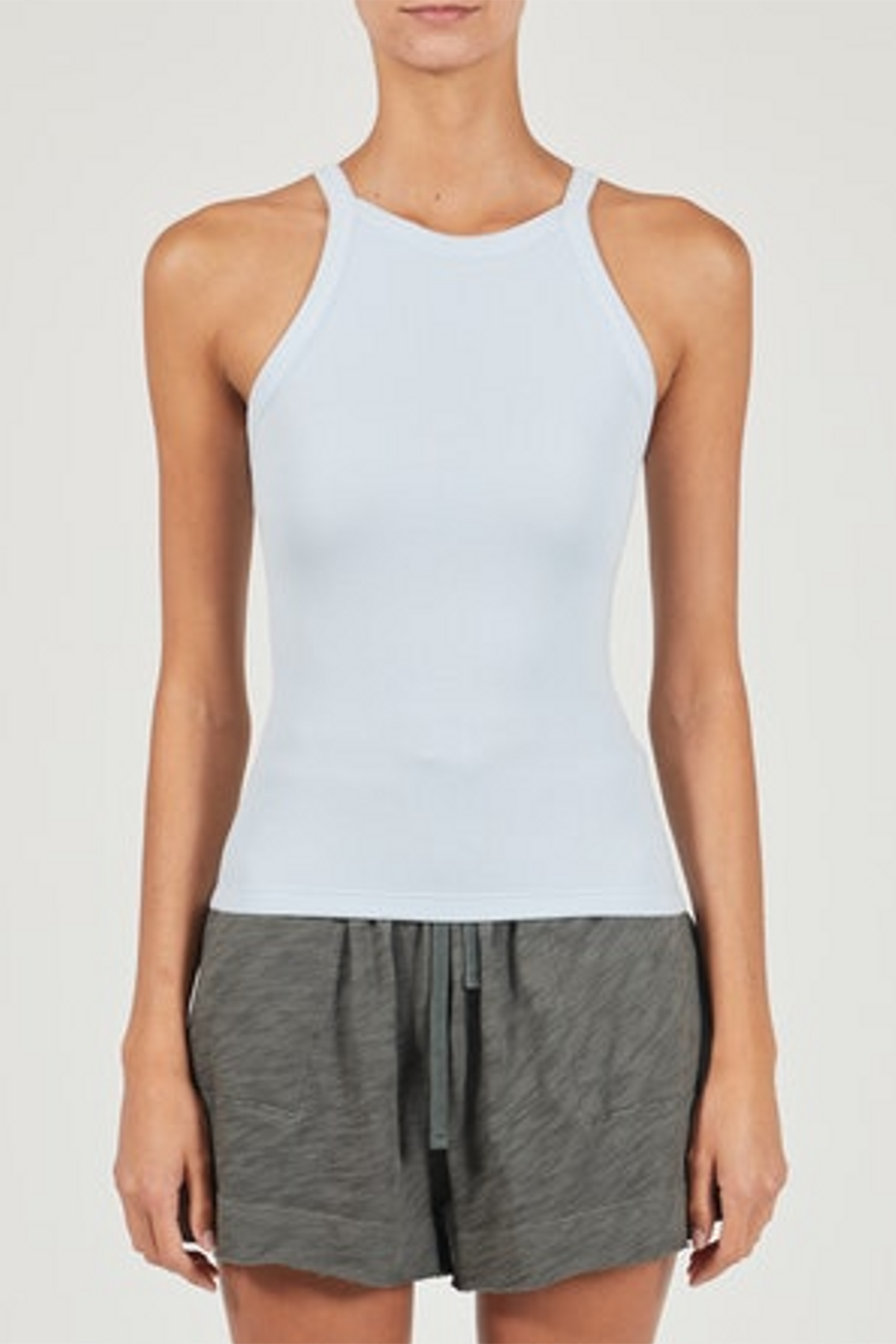 ATM Modal Rib High Neck Tank