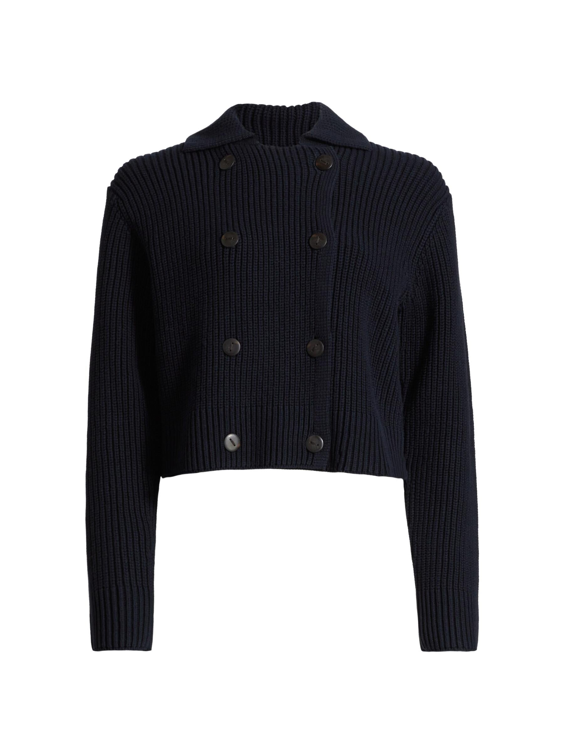 Vince Double Breasted Sweater Jacket