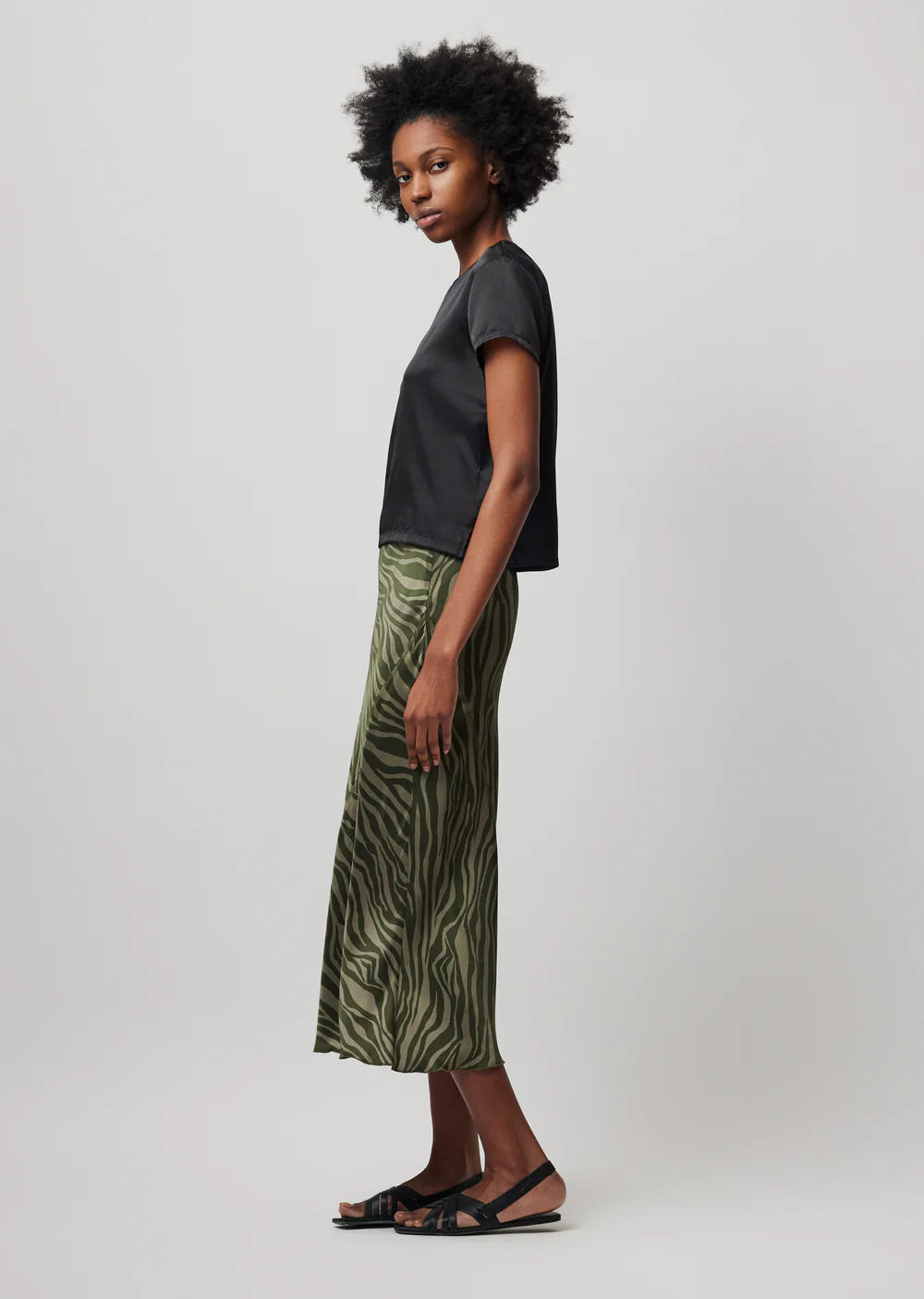 ATM Silk Blend Crewneck Tee