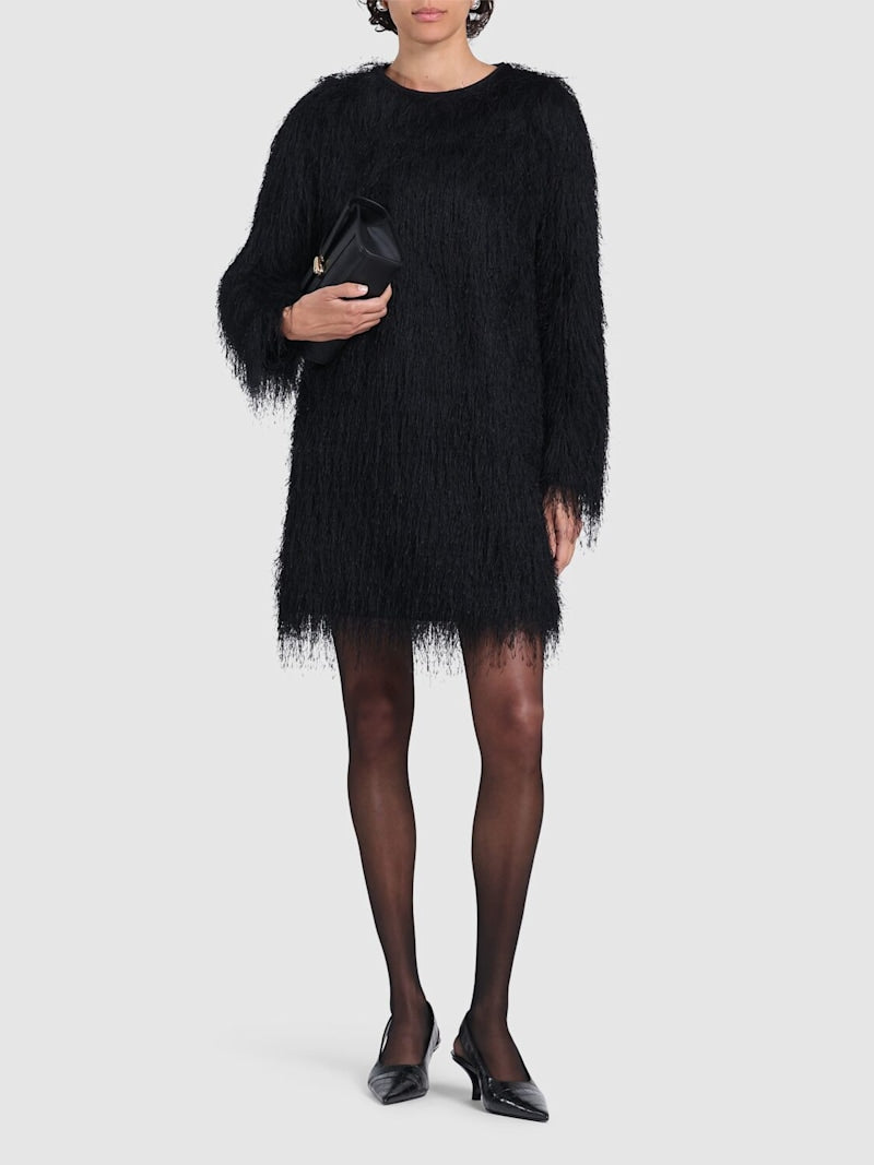 Loulou de Saison Tina Long Sleeve Mini Dress