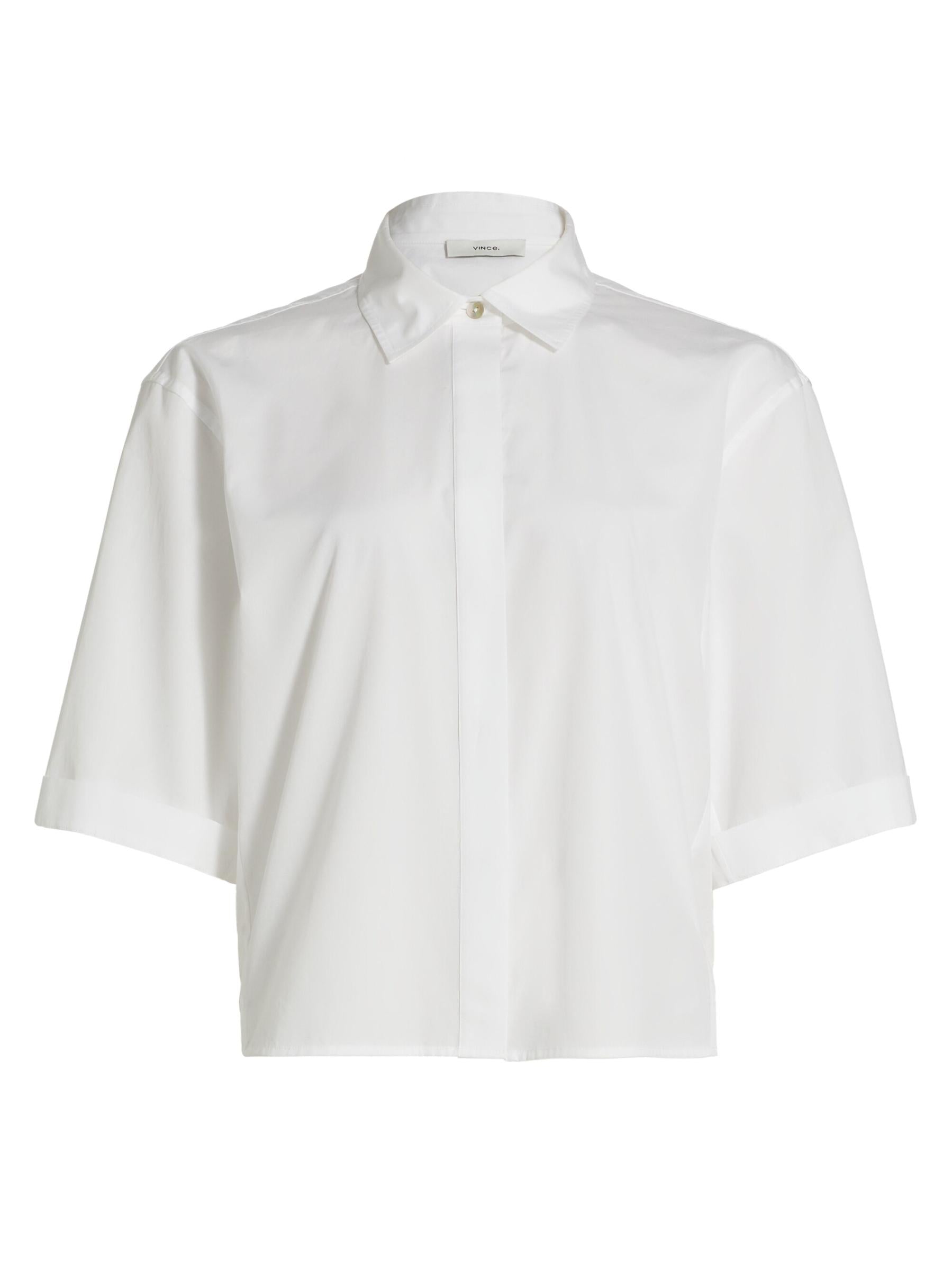 Vince S/S Button Down W/ Canvas Tape