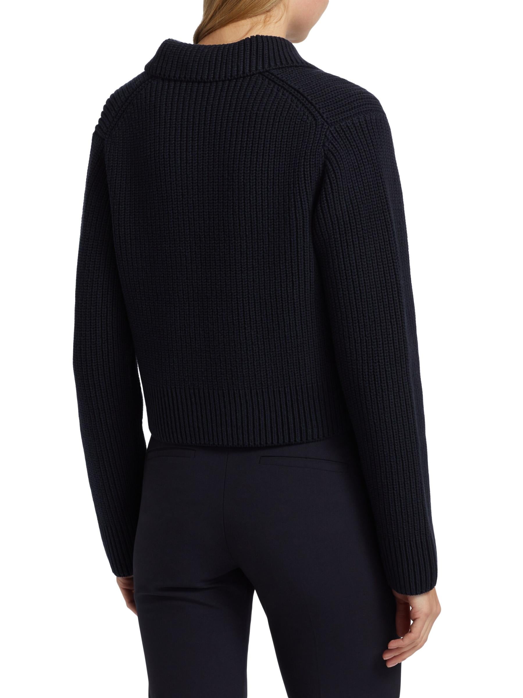 Vince Double Breasted Sweater Jacket