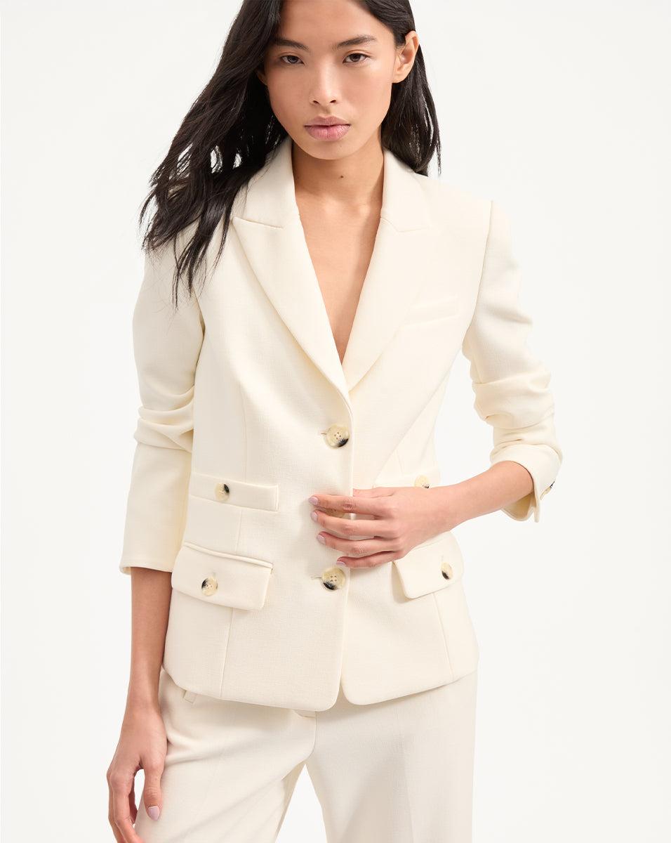 Veronica Beard Cropped Terre Jacket