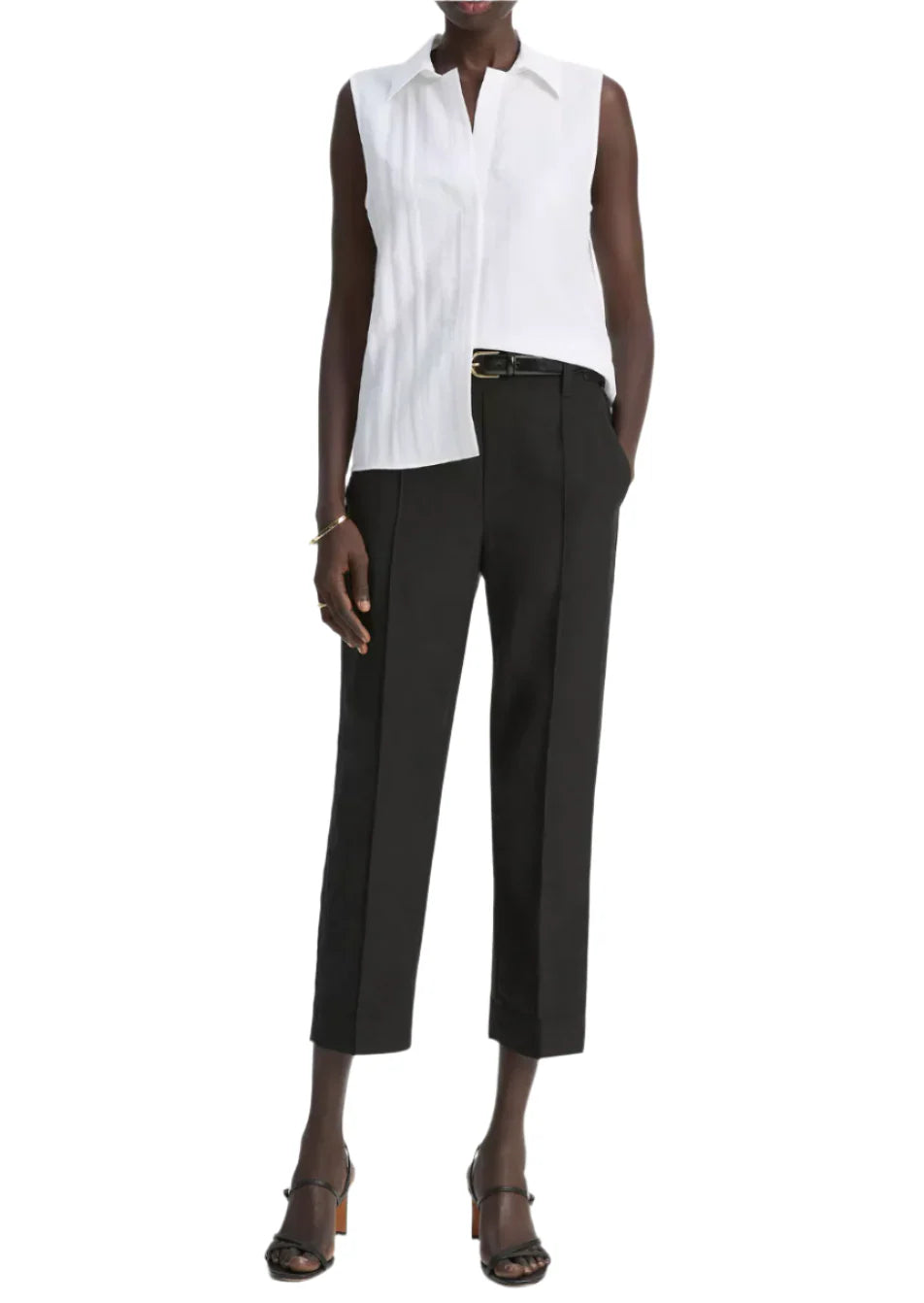Vince Mid Rise Utility Tab Easy Pull On Pant