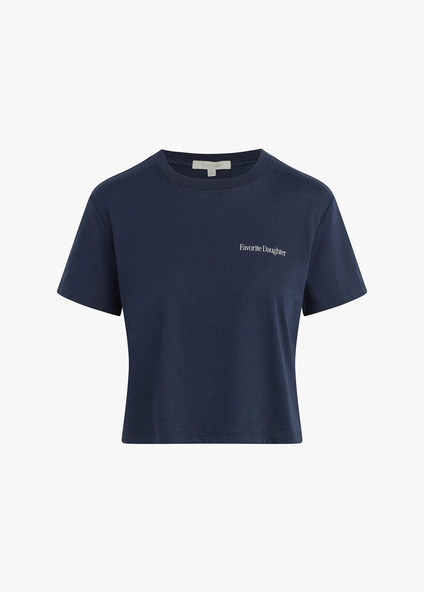 Favorite Daughter Cropped Logo Tee