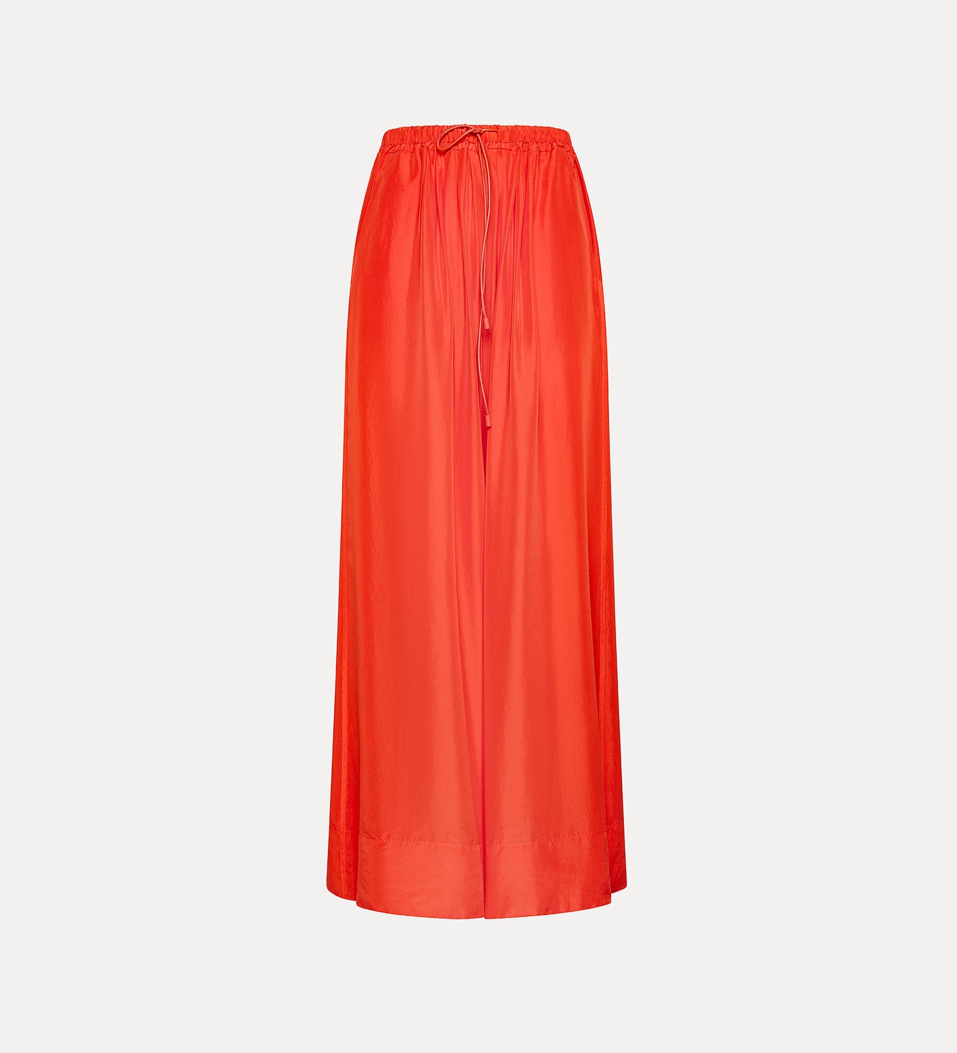 Pantalones de seda con cordón Habotai de Forte Forte