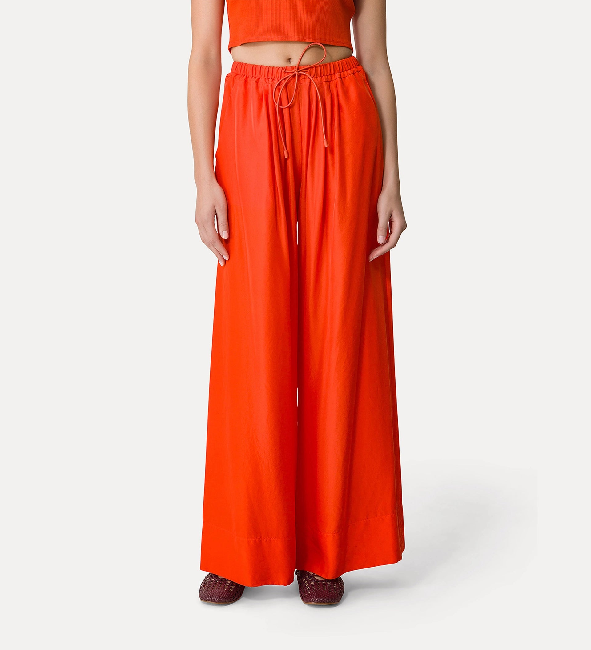 Forte Forte Habotai Silk Drawstring Pants