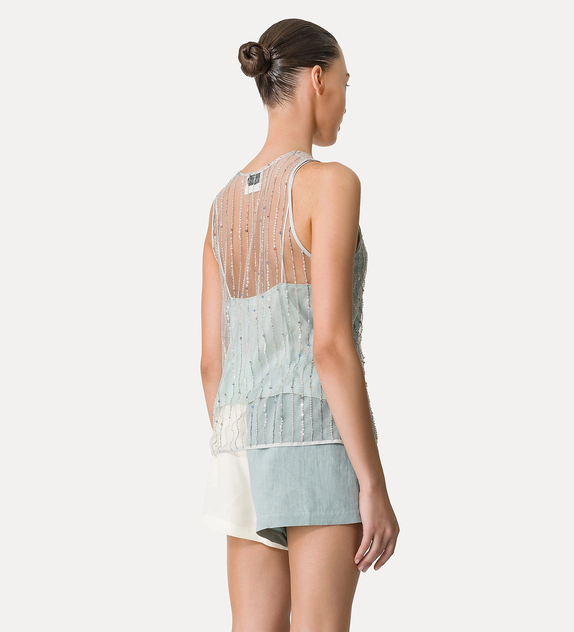 Forte Forte Firefly Embroidery Tulle Top