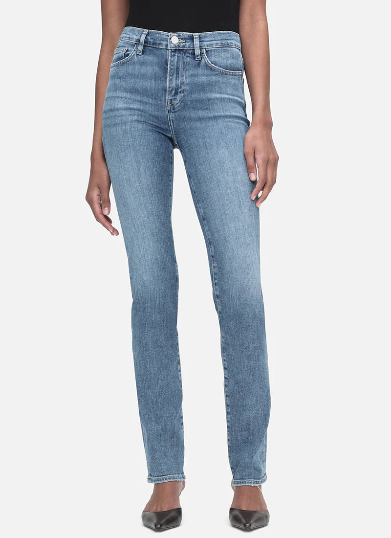 Frame Le High Straight Long Jeans