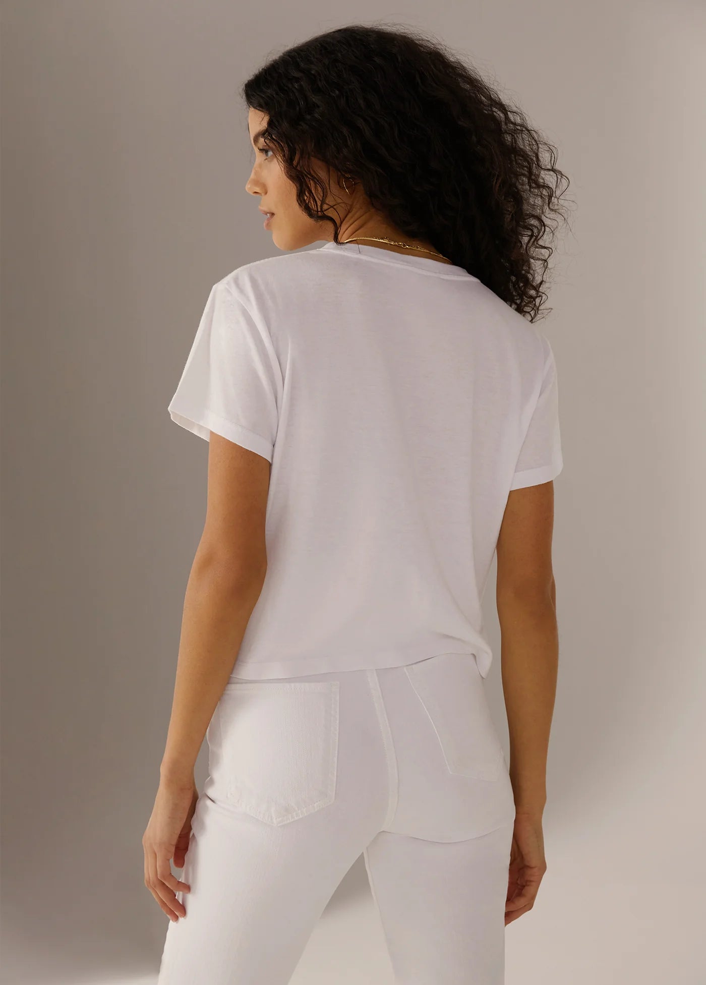 Favorite Daughter Cropped Logo Tee