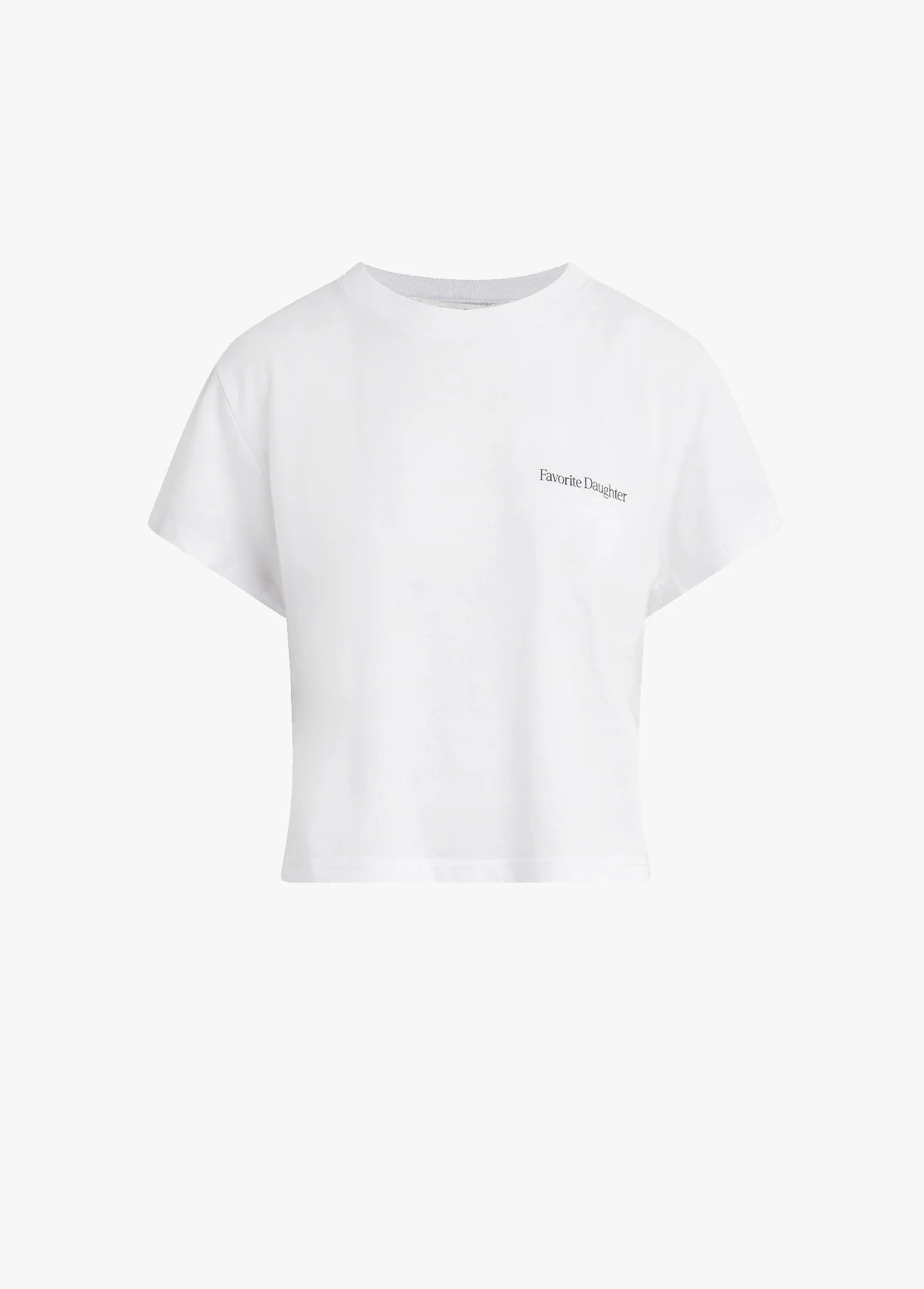 Favorite Daughter Cropped Logo Tee