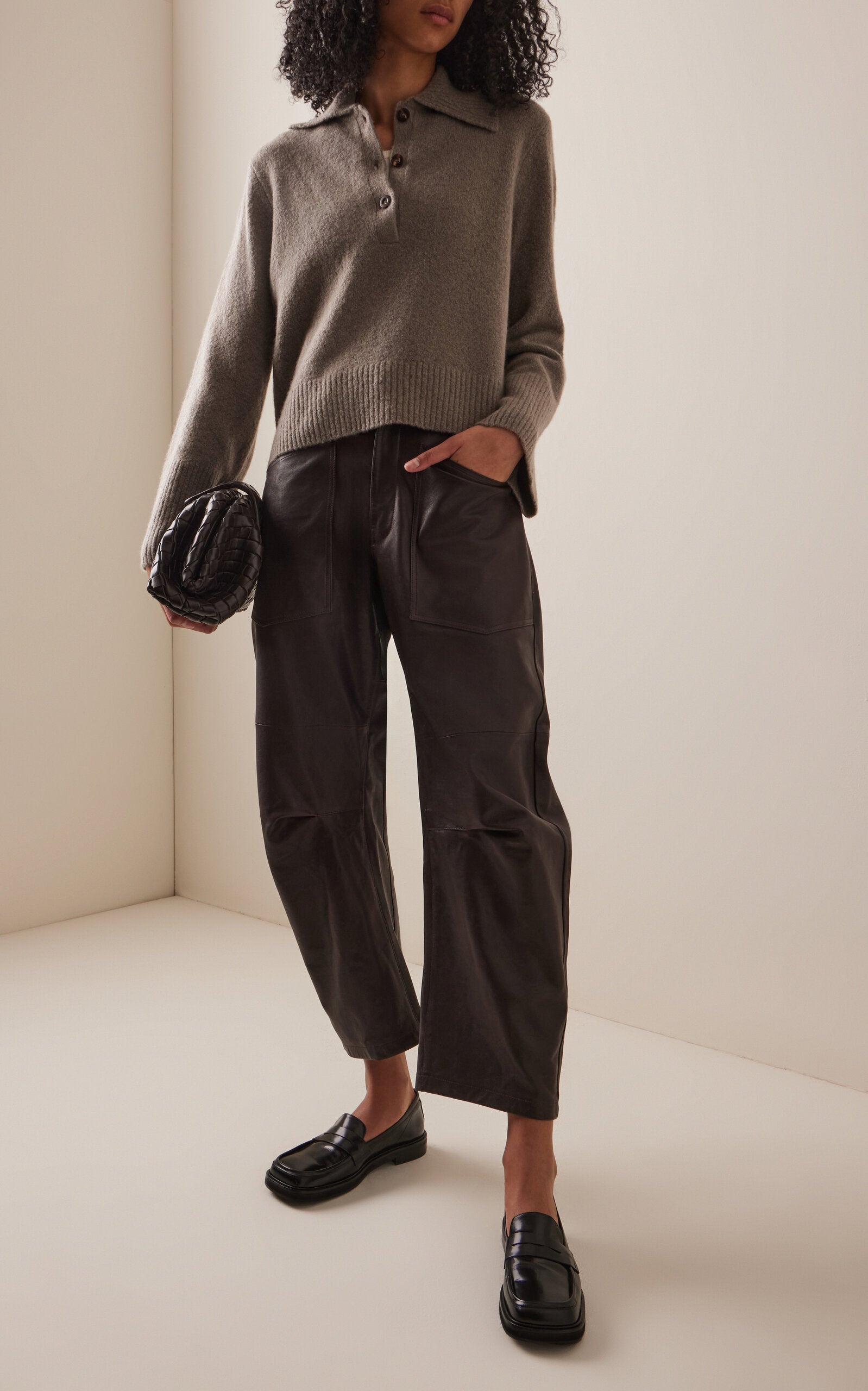 Nili Lotan Shon Leather Pant