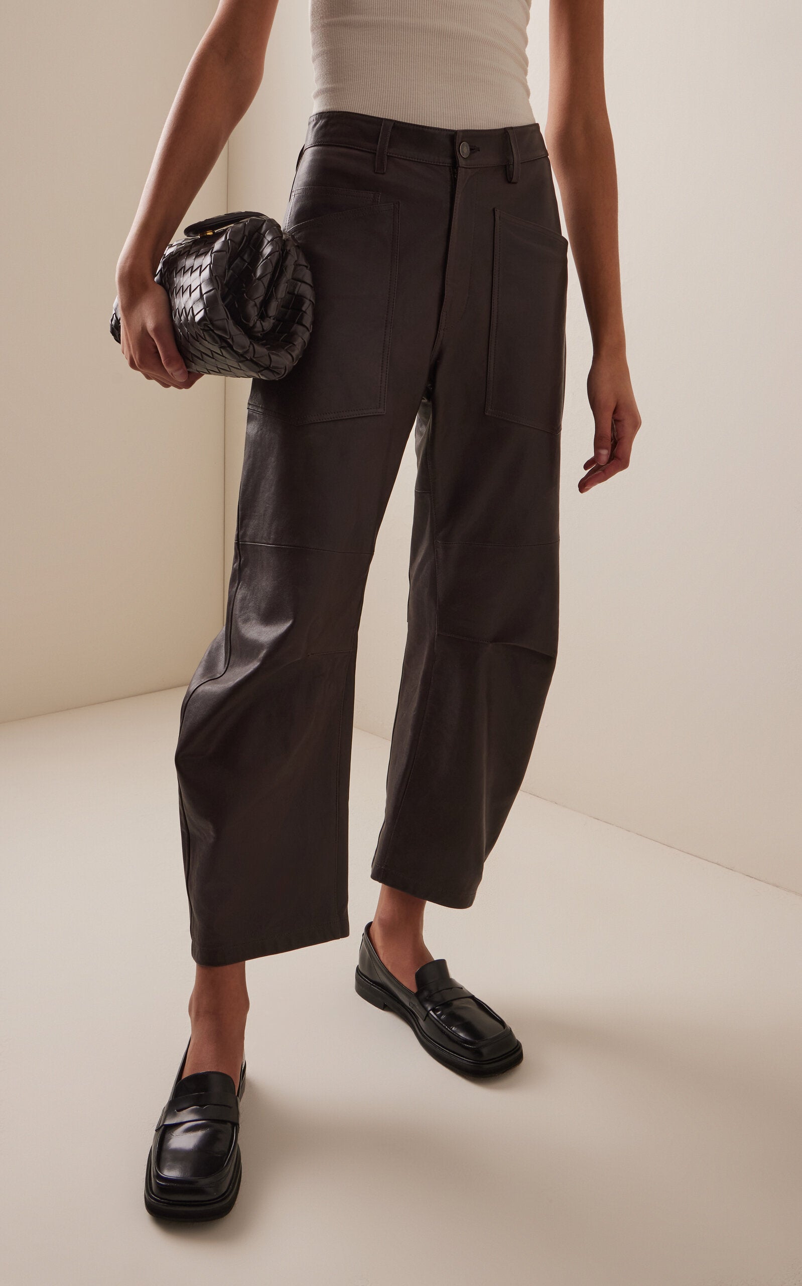 Nili Lotan Shon Leather Pant