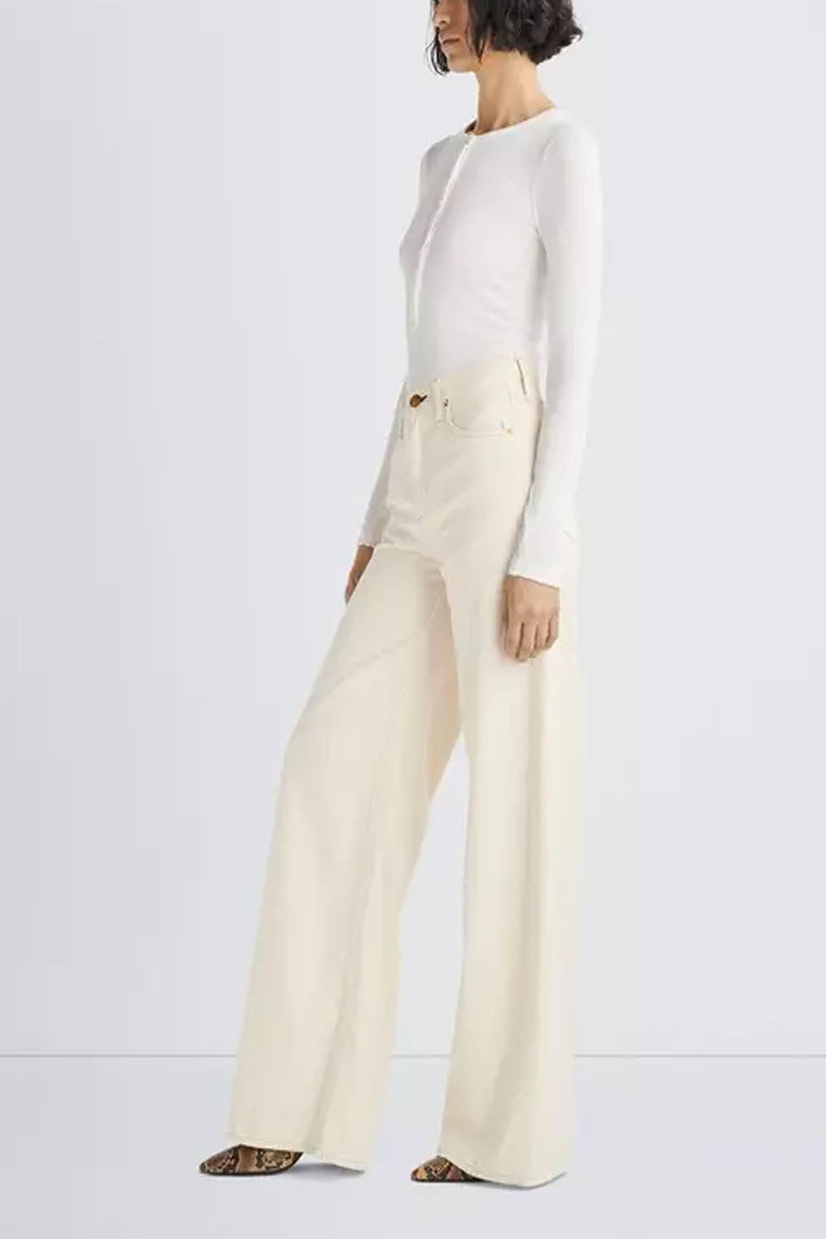 Rag & Bone Featherweight Sofie Wide Leg Jeans