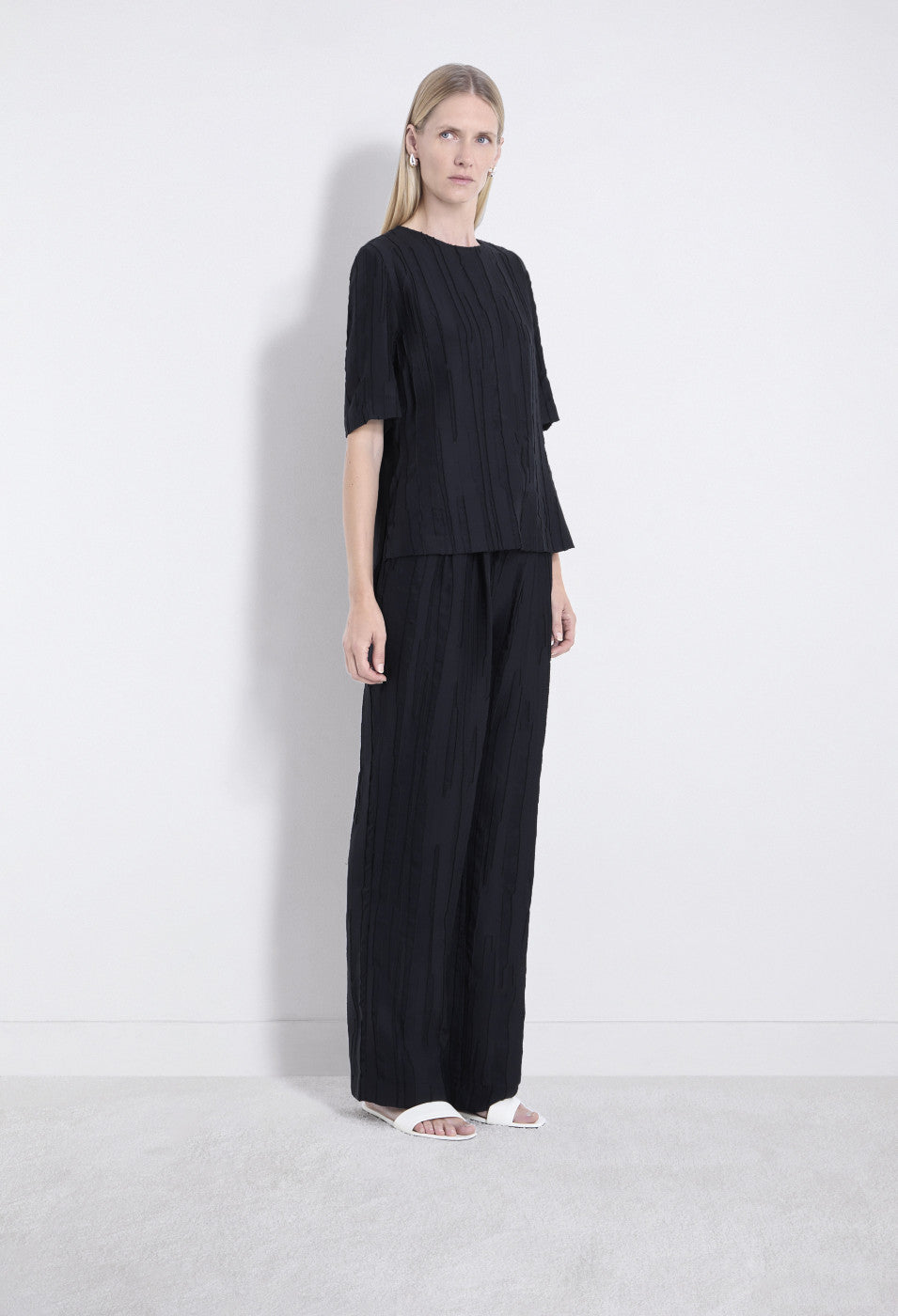 Loulou de Saison Soler Elastic Waistband Pants