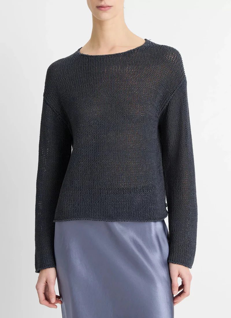 Vince Coated Cotton Pullover