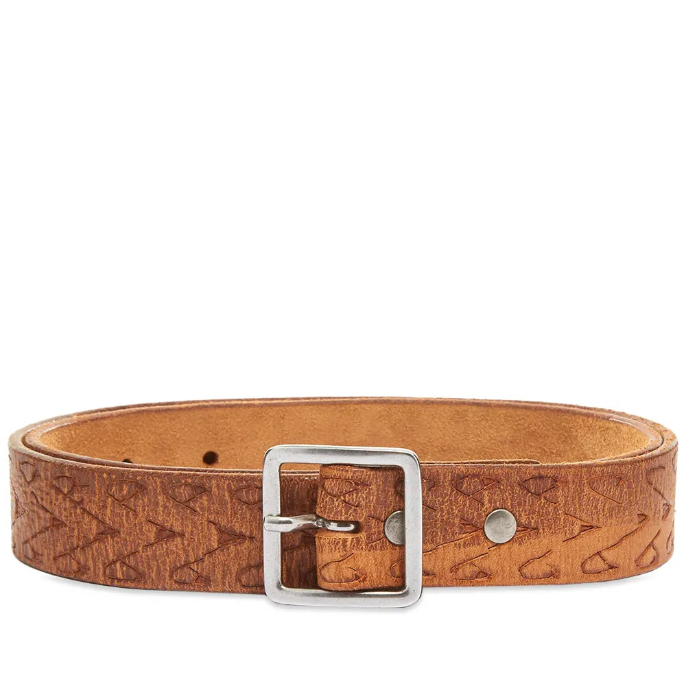 Ceinture à boucle carrée en relief Re/Done