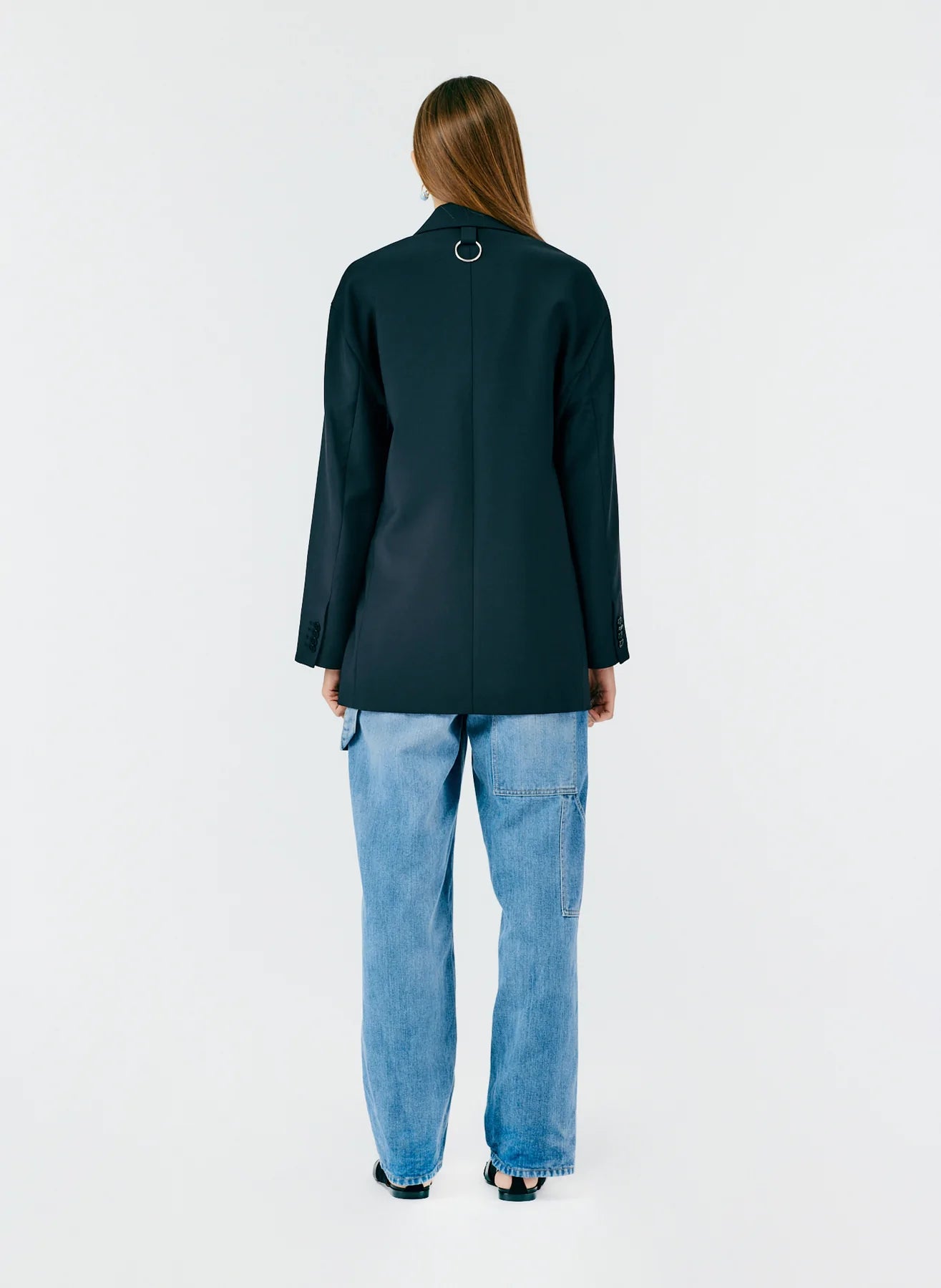 Blazer Liam de lana tropical Tibi