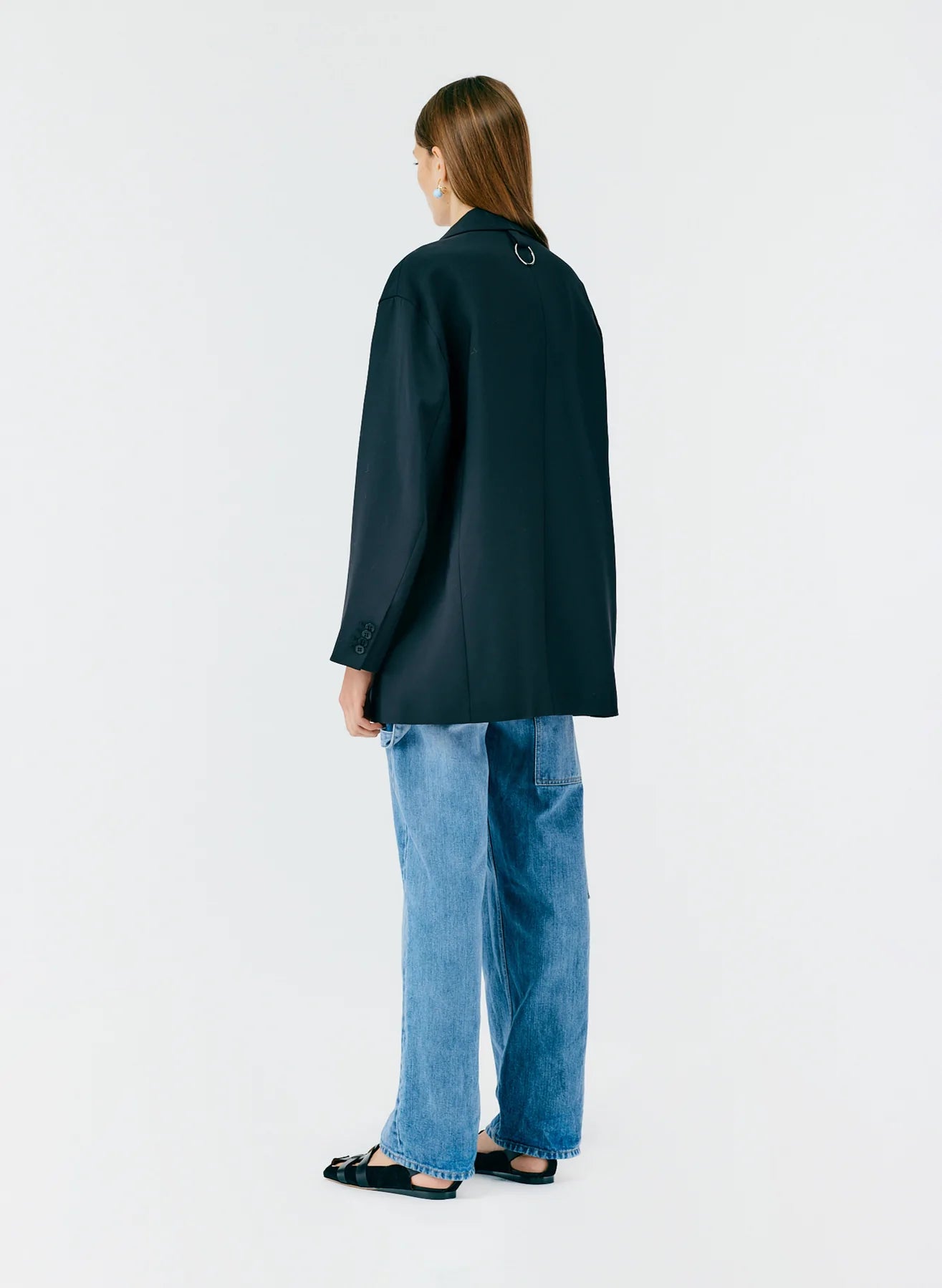 Blazer Liam de lana tropical Tibi