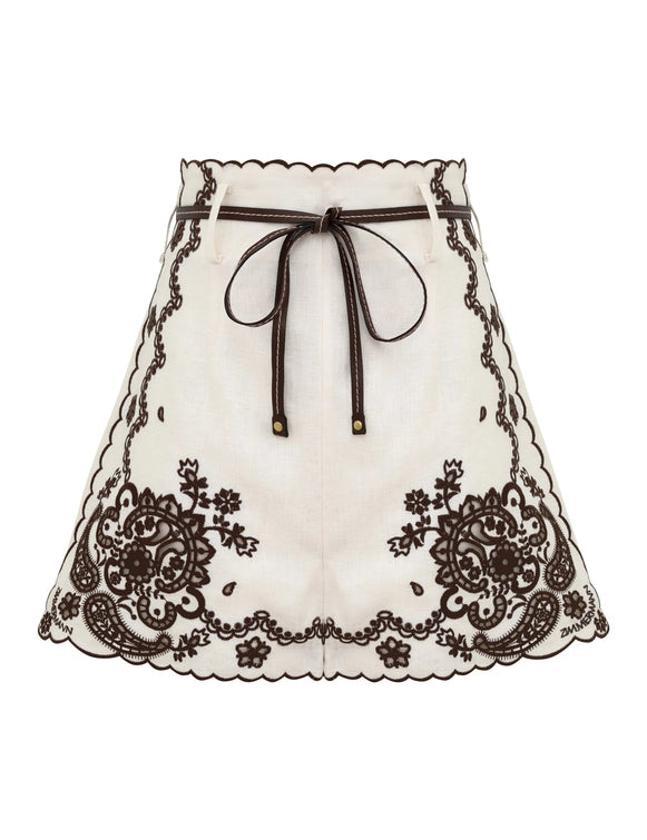 Zimmermann Ascension Embroidered Short