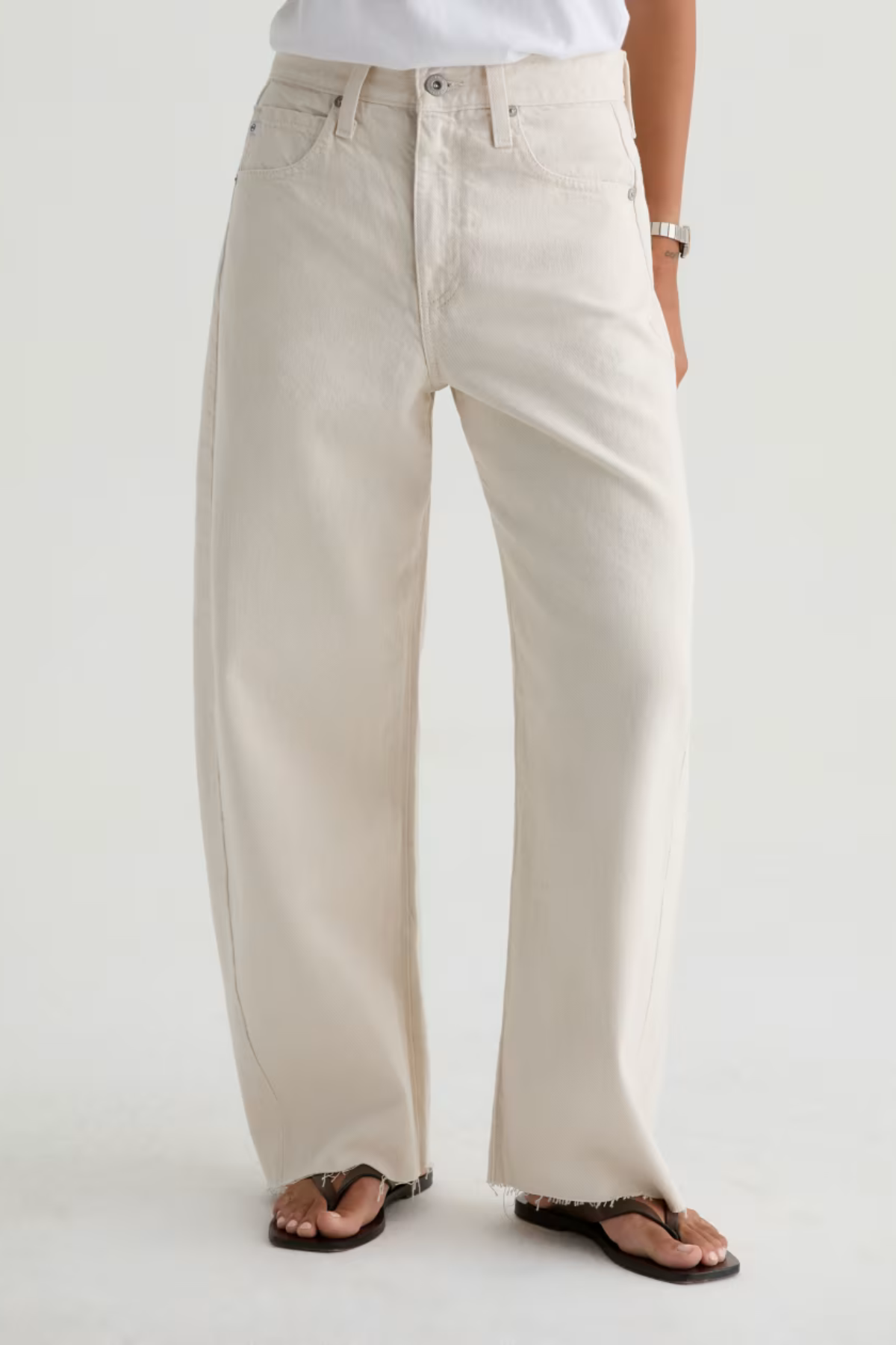 AG Jeans Hattie Crop Jean - Opal Stone