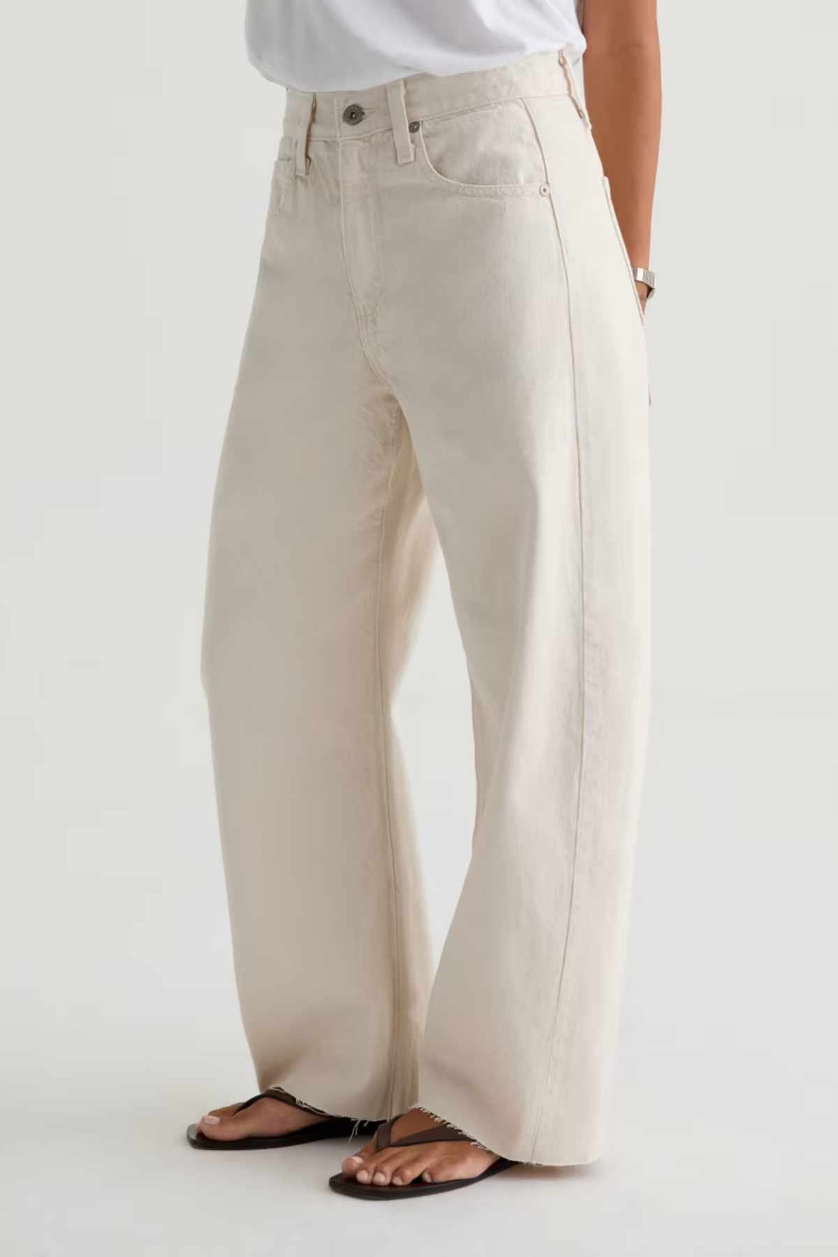 AG Jeans Hattie Crop Jean - Opal Stone